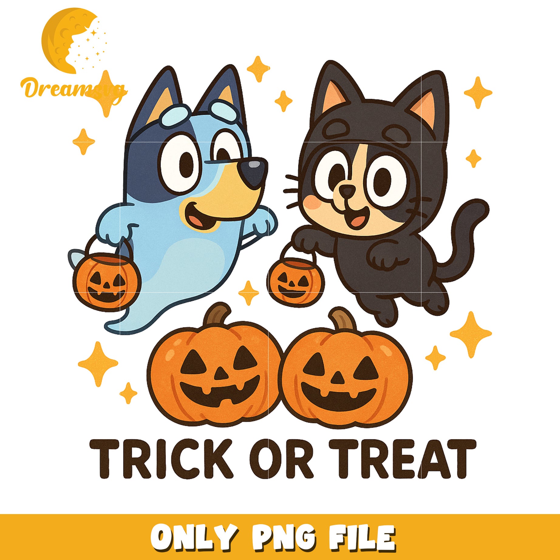 Trick or treat pumkin png, bluey halloween png, halloween toys png