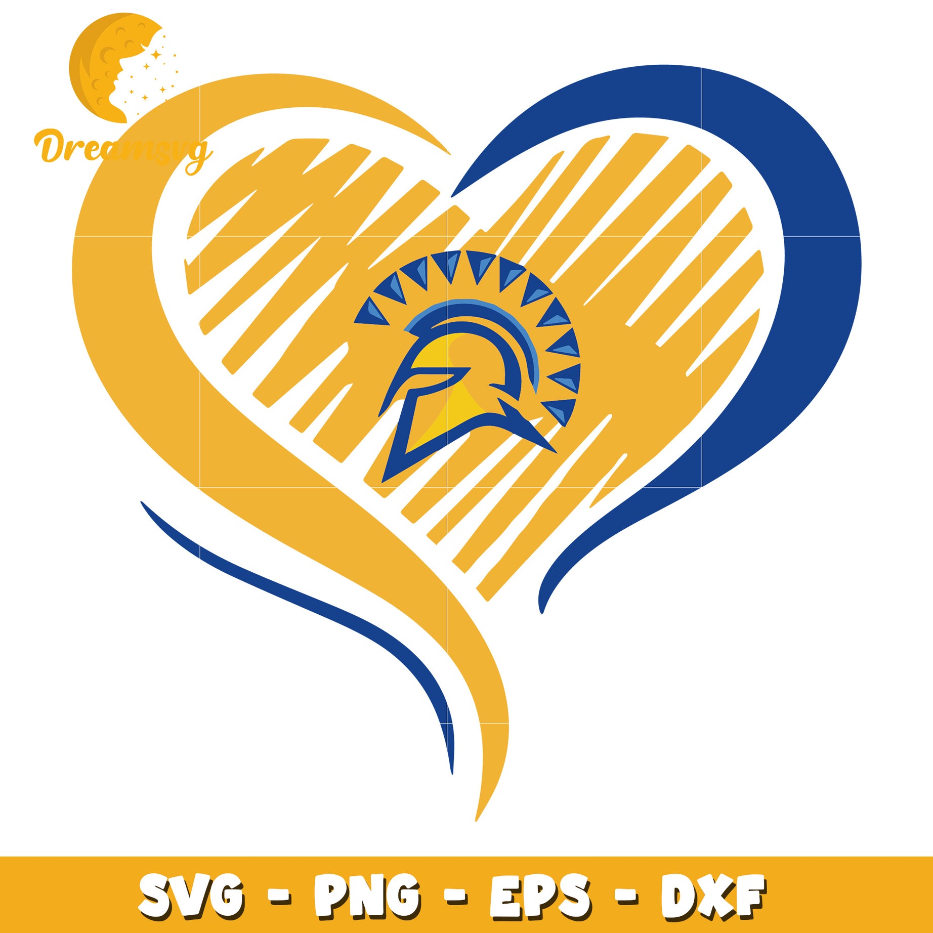 Trojan Heart SVG PNG EPS DXF Cut File