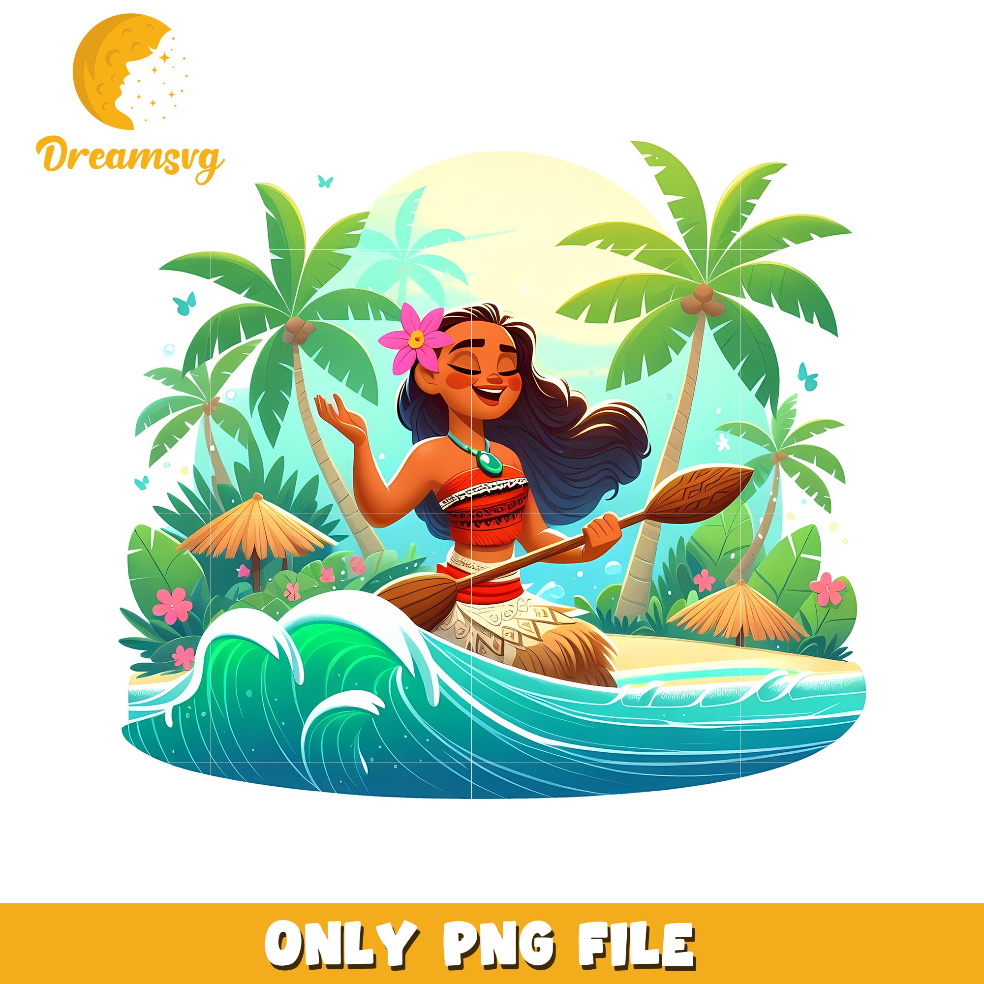 Tropical Girl PNG Clipart