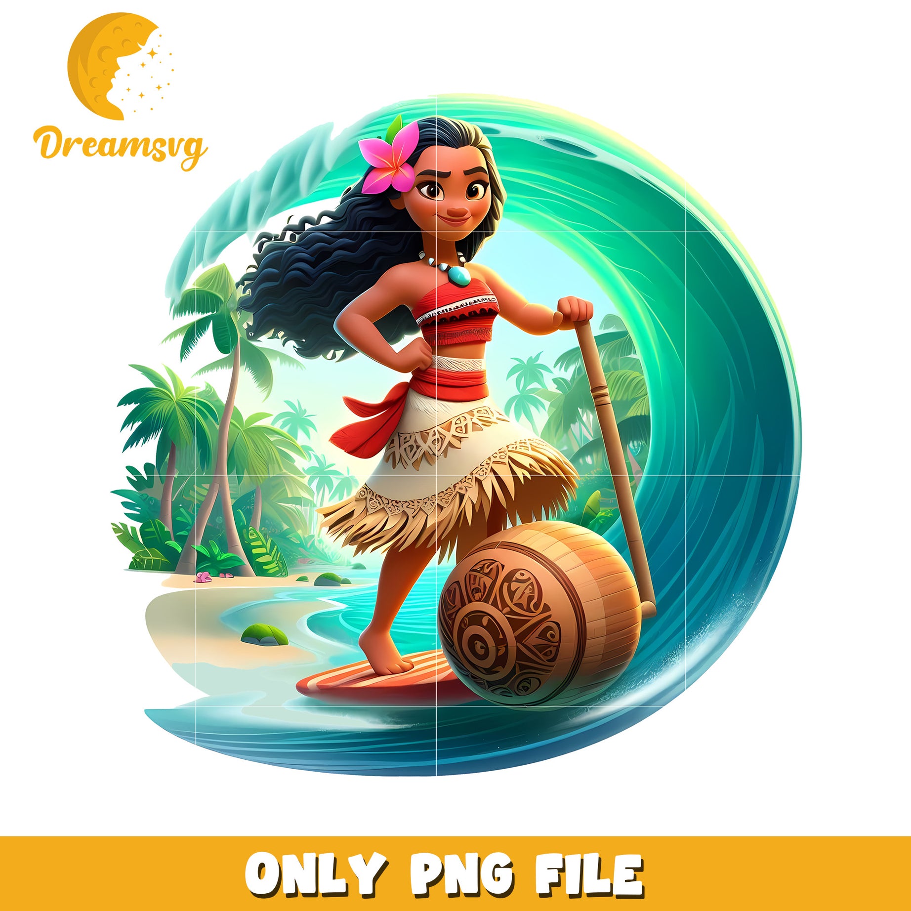 Tropical Sea Adventure PNG File for Creative Projects