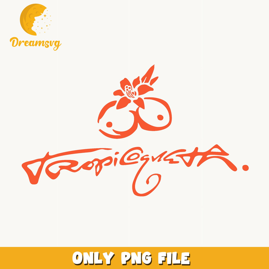 Tropicguera Logo PNG, Latina Brand Design, Art PNG