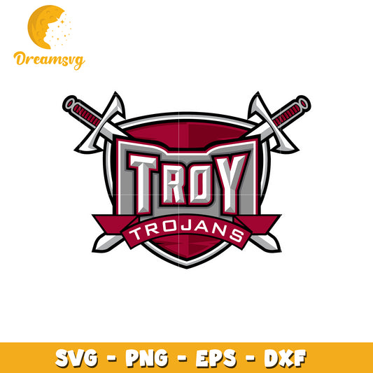 Troy Trojans SVG Logo Design