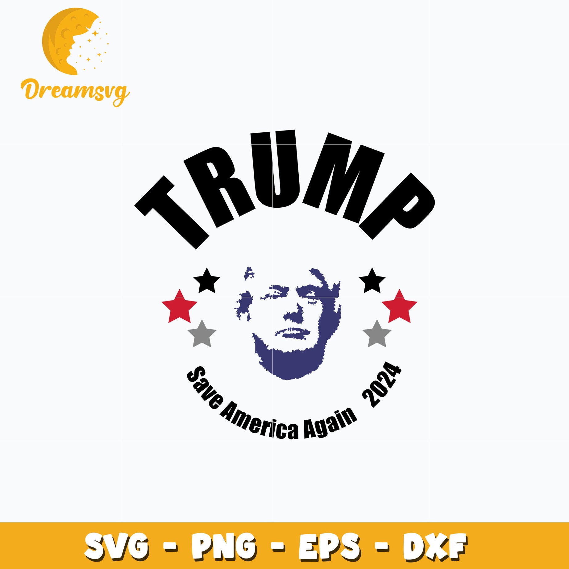 Trump save america again 2024 svg, trending svg