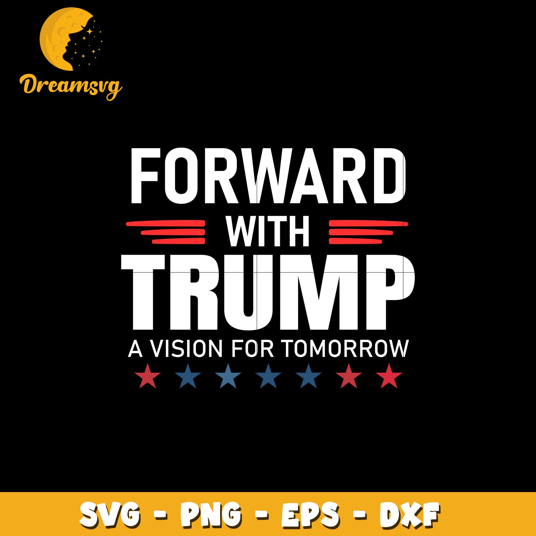 Forward with trump deisgn svg, digital download