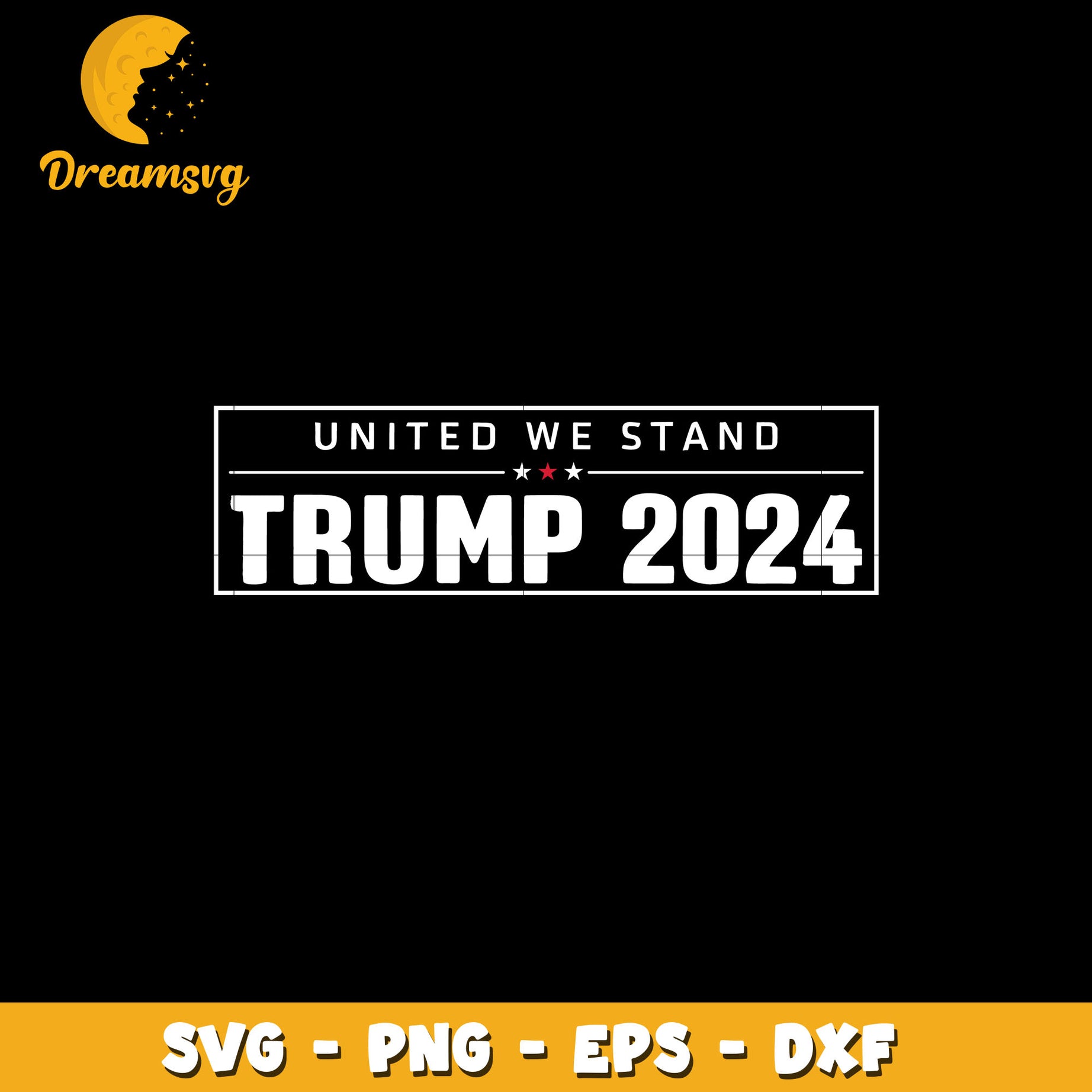 United we stand Trump 2024 svg, digital download