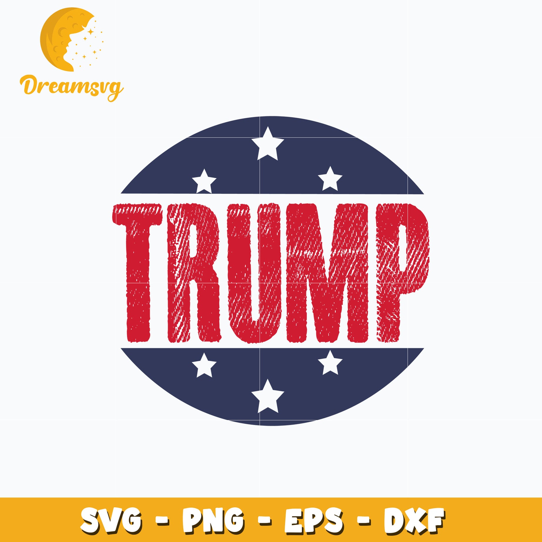 Trump logo design svg, trending svg, instant download