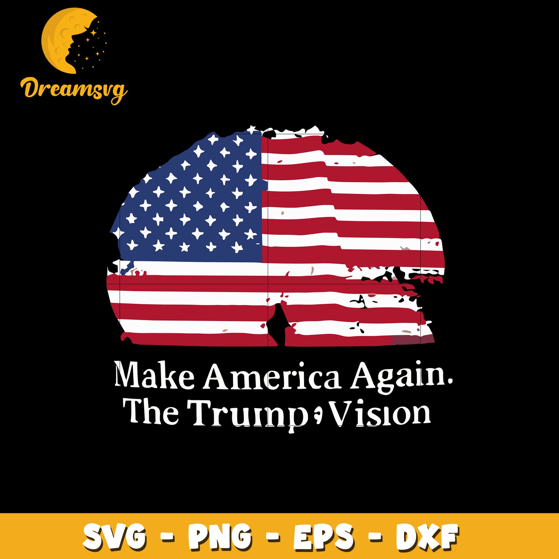 Make America Again svg, The Trump vision svg