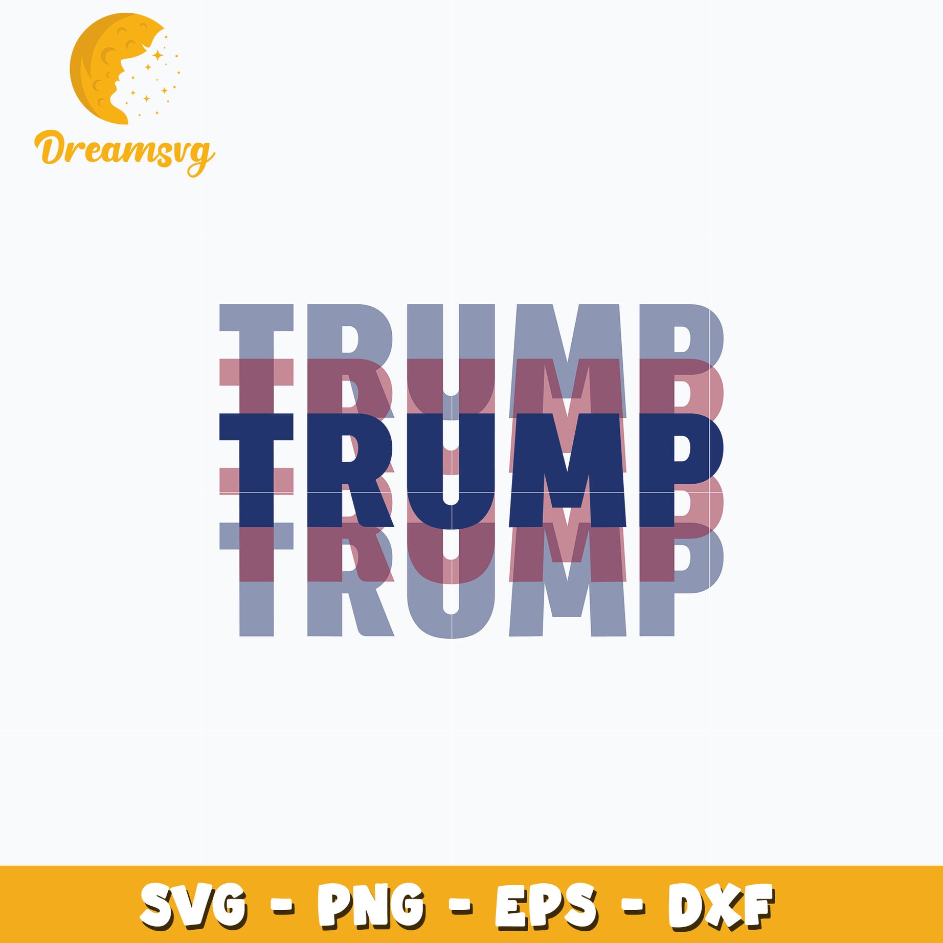 Trump logo shirt design svg, digital download