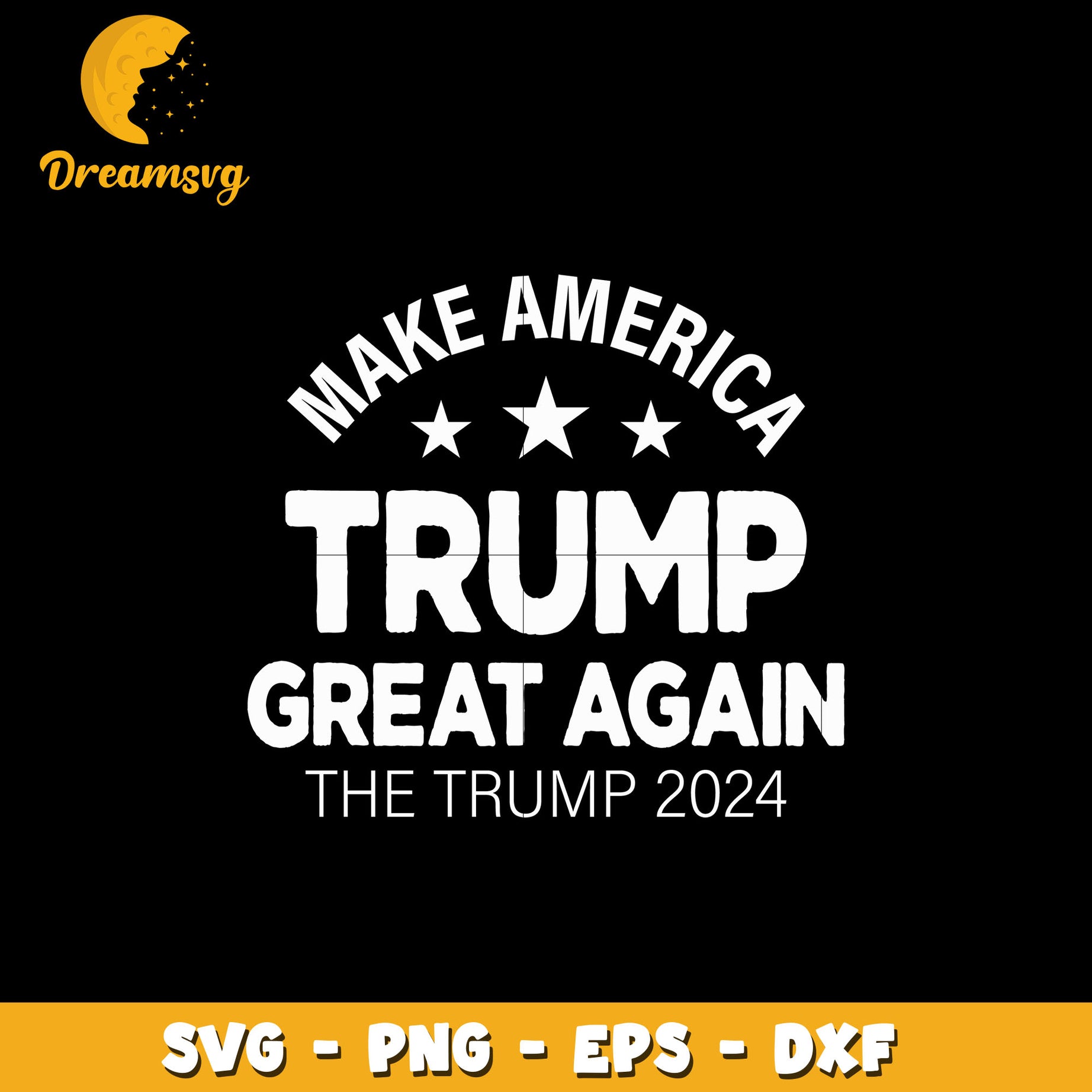 Make america trump great again svg