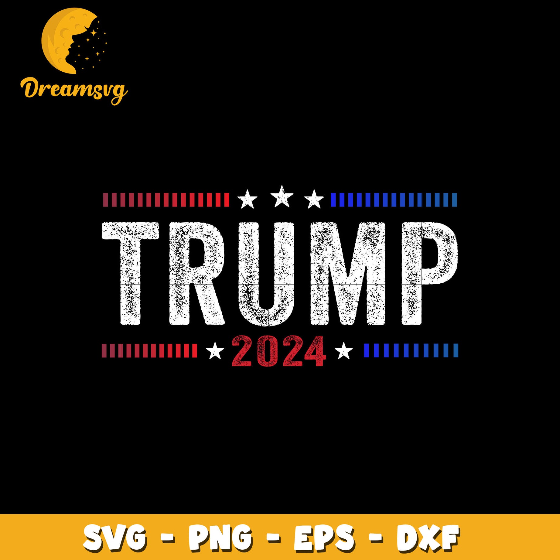 Trump 2024 design svg, instant download