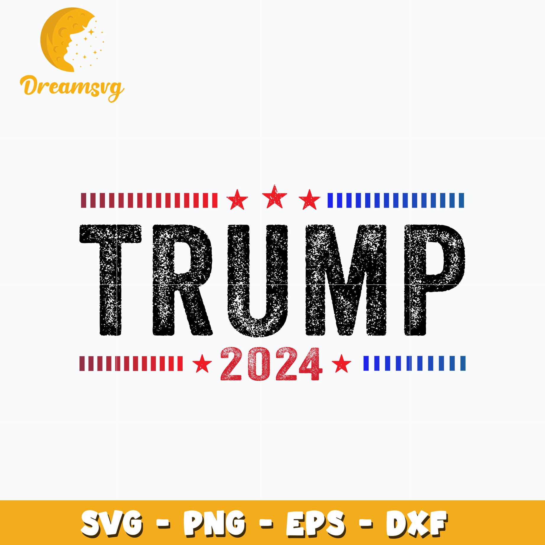 Trump 2024 design svg, Instant download