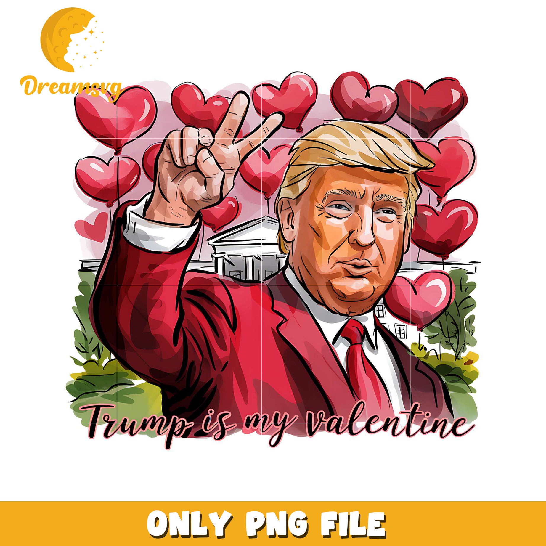 Trump Valentine PNG Image Download