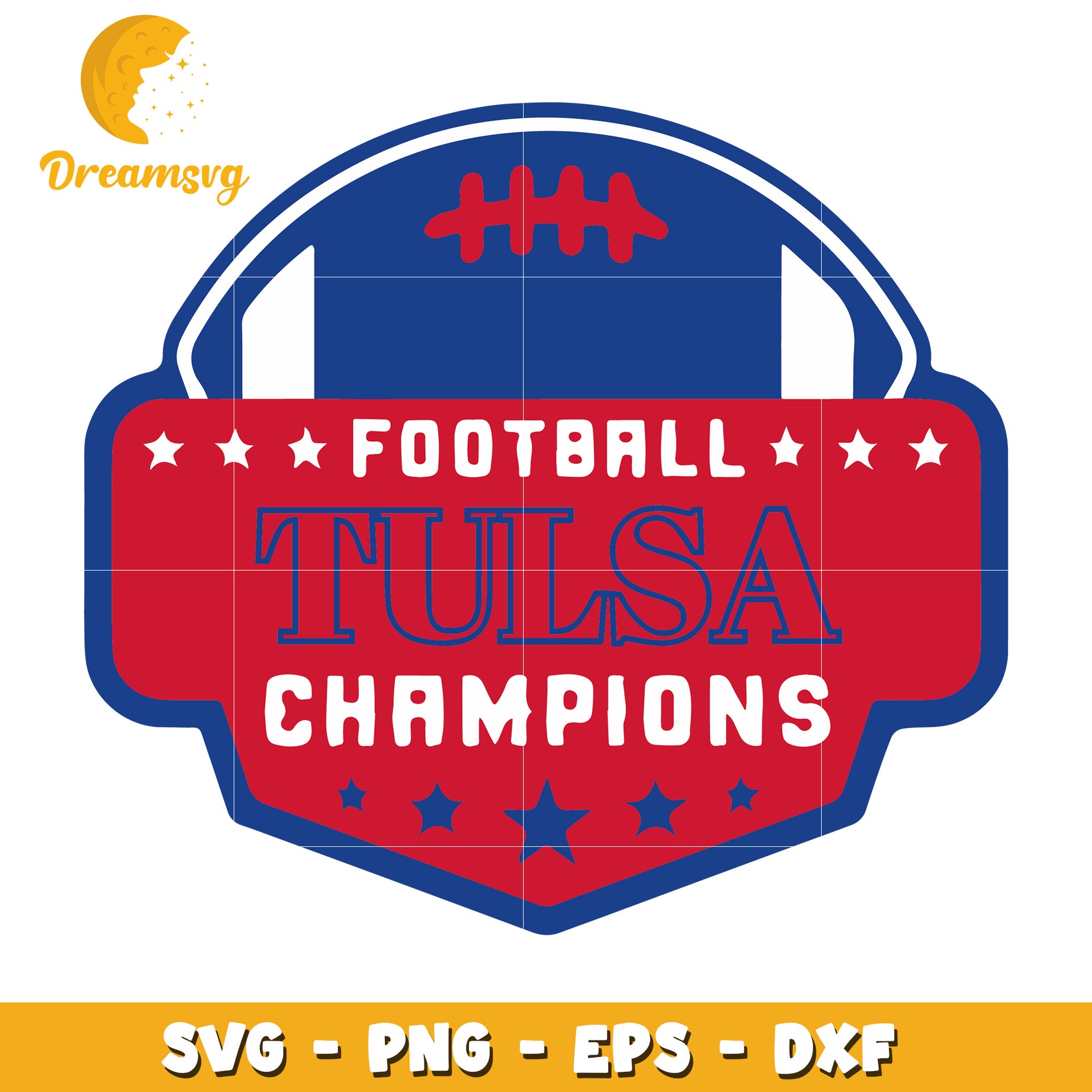 Tulsa Football Champions SVG PNG EPS DXF