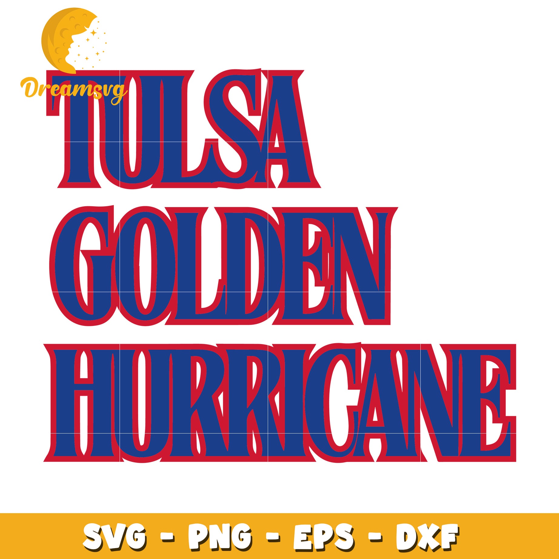 Tulsa Golden Hurricane SVG Design for Creative Projects and Crafts