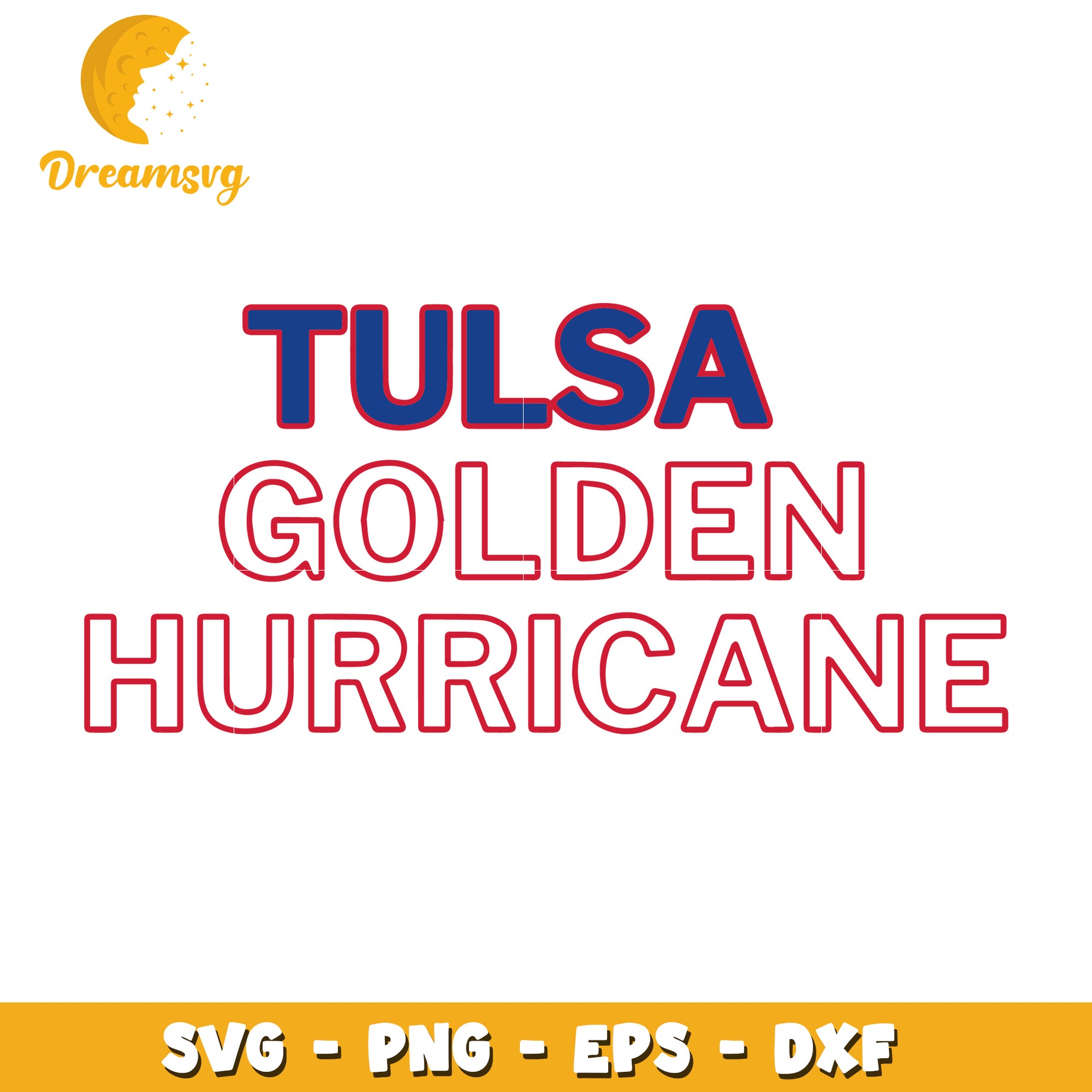 Tulsa Golden Hurricane SVG File for Custom Designs and Crafts