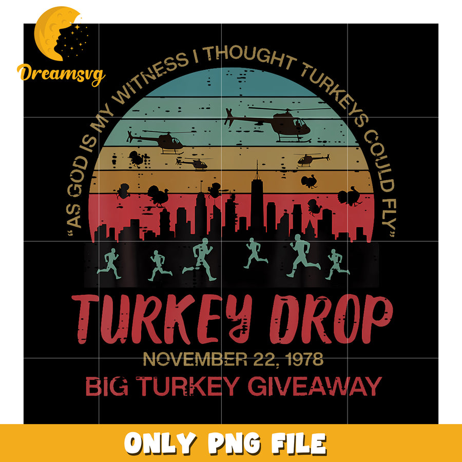 Turkey Drop November 22 1978 png, halloween season png, halloween era png