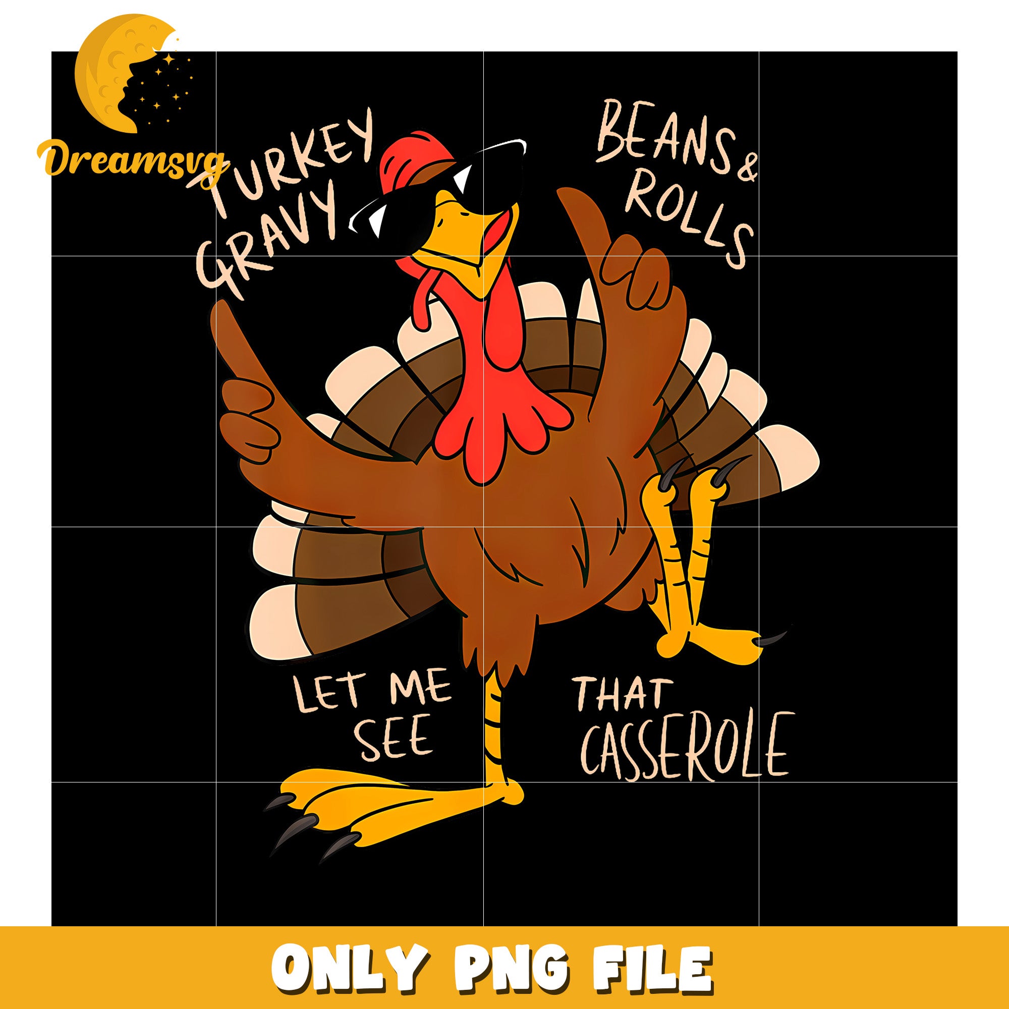 Turkey Gravy Beans And Rolls Casserole png, funny quotes​​ png, funny turkey png