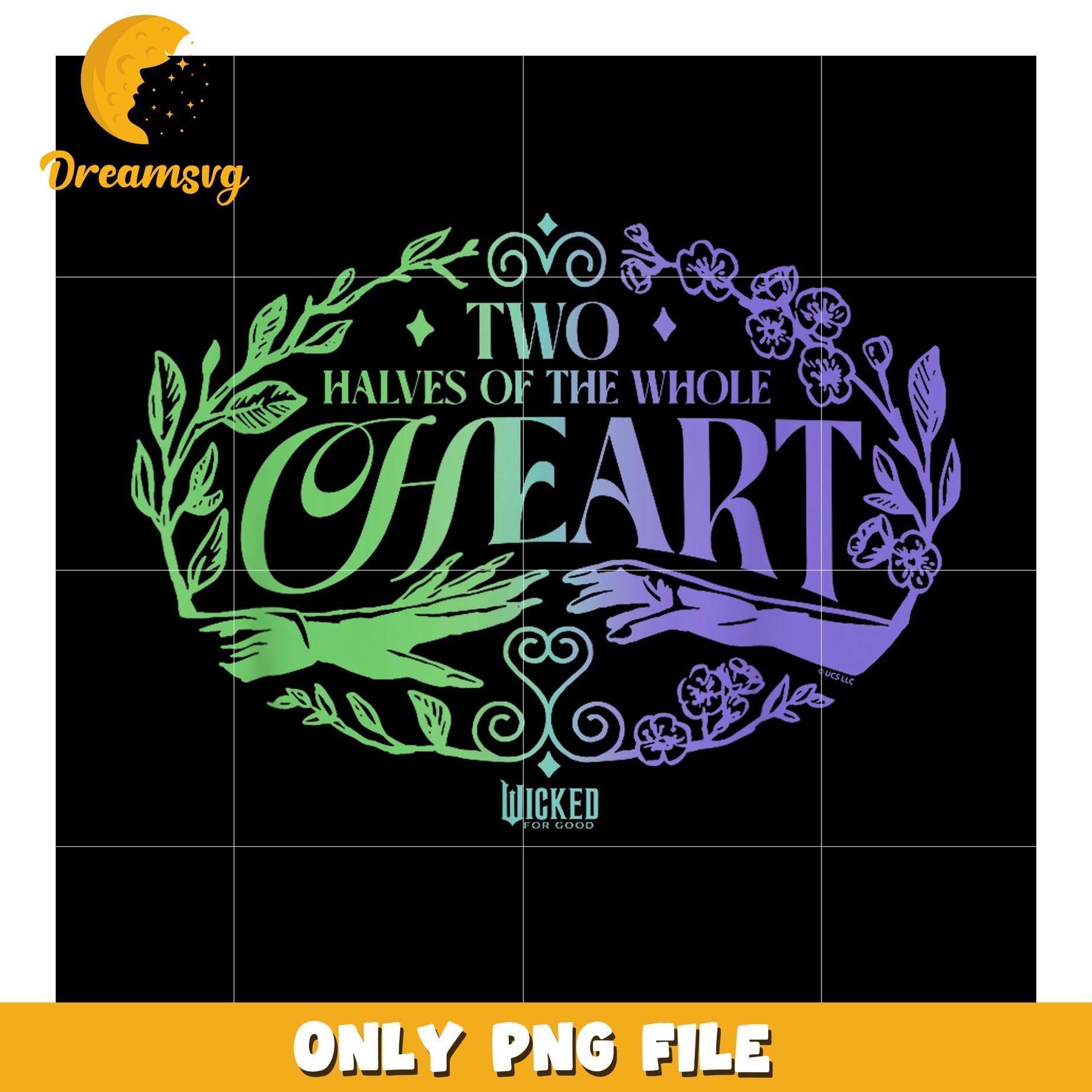 Two Halves of the Whole Heart png, wicked​ png, wicked​ movies png