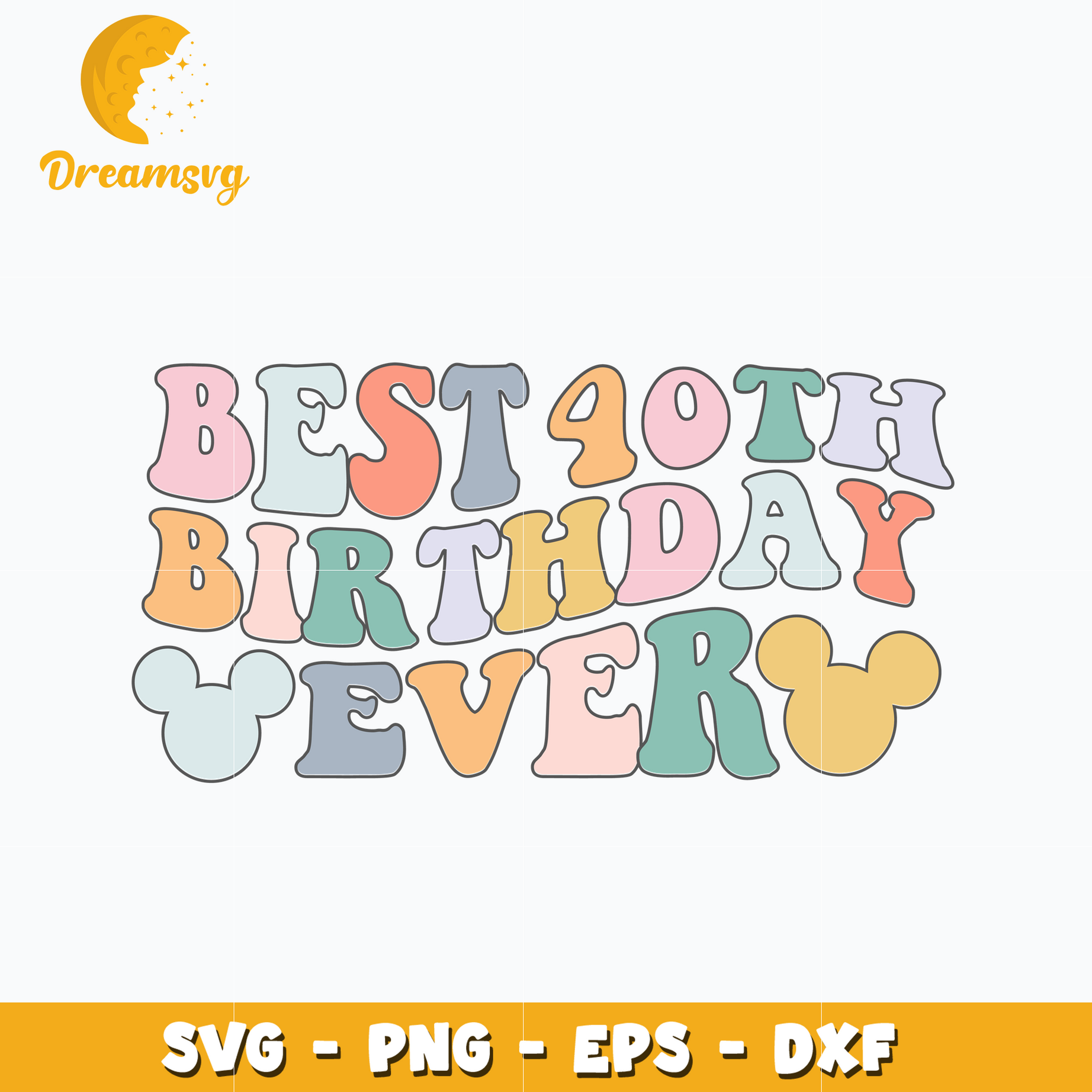 Mickey mouse best 10th birthday ever svg