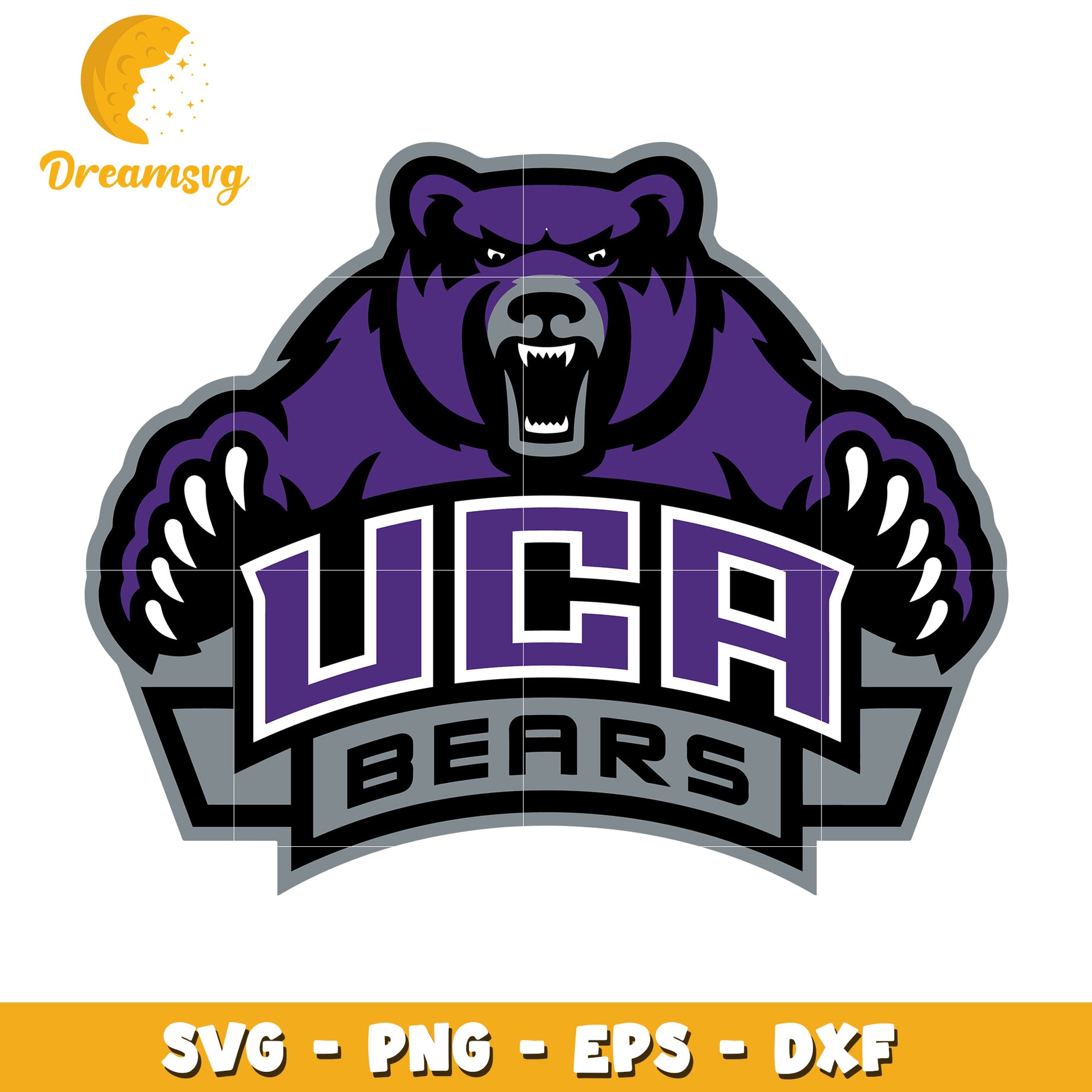 UCA Bears Logo SVG Design for Custom Apparel and Crafts