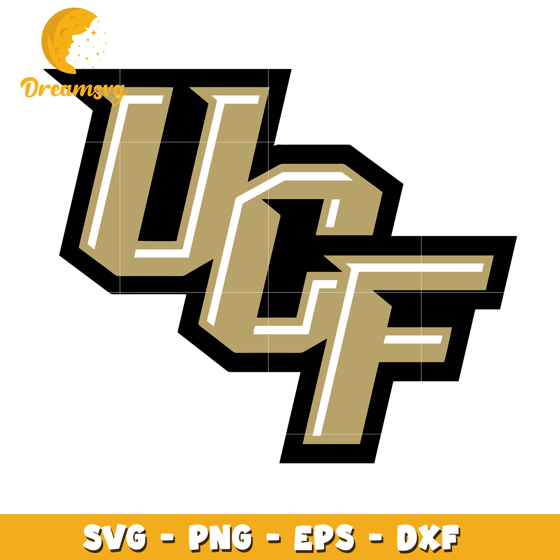 UCF Logo SVG Design for Creative Projects and Crafts