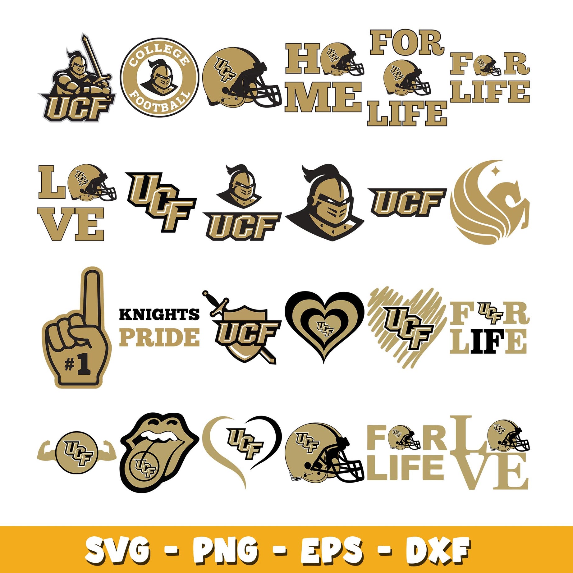 UCF Knights Football Bundle svg, UCF Knights logo svg, ncaa svg  