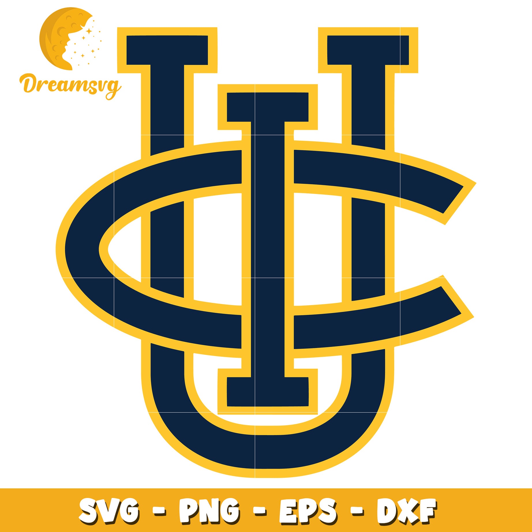 UC Logo SVG PNG EPS DXF Cut File