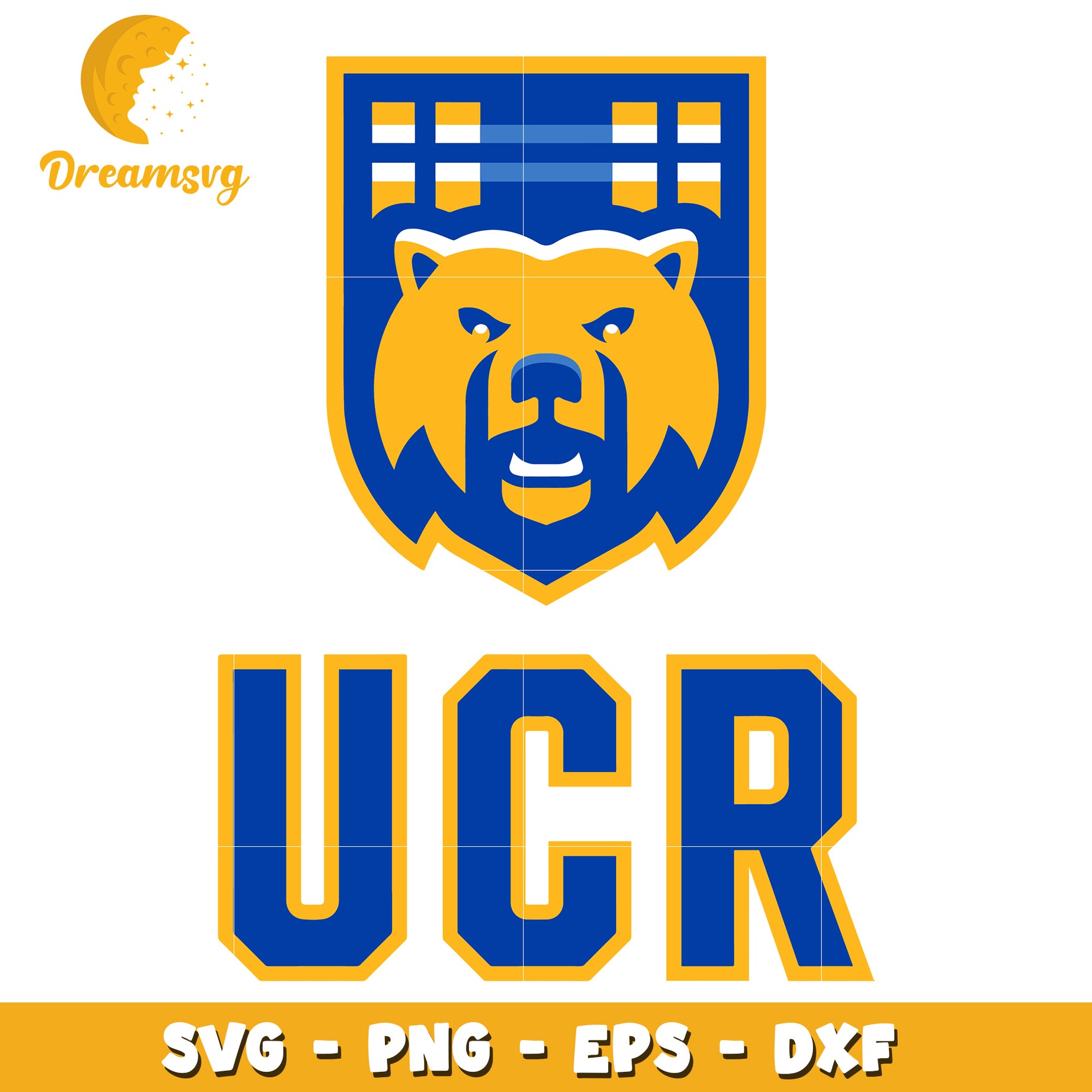 UCR Bear SVG PNG EPS DXF Files