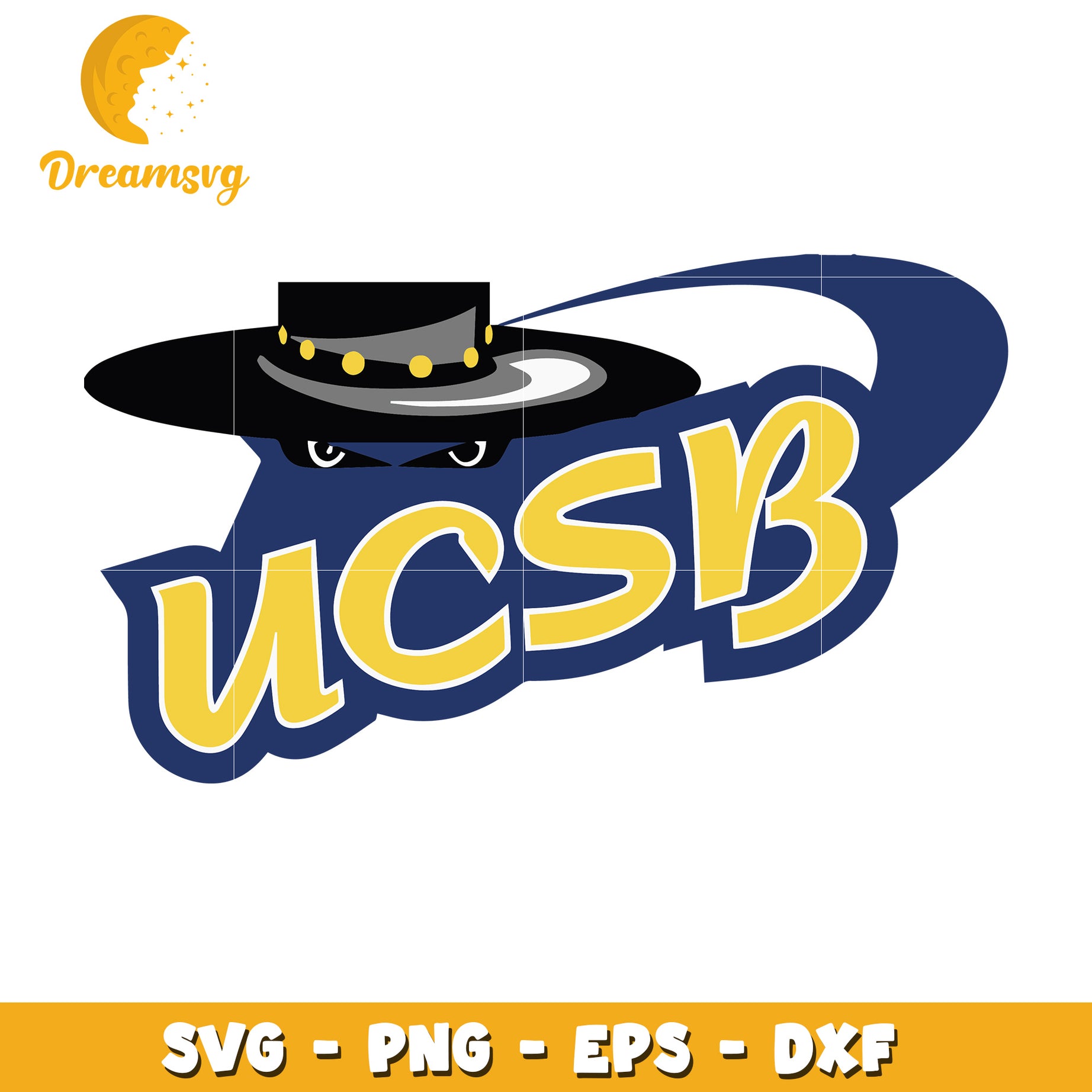 UCSB Gaucho SVG Cut File Bundle