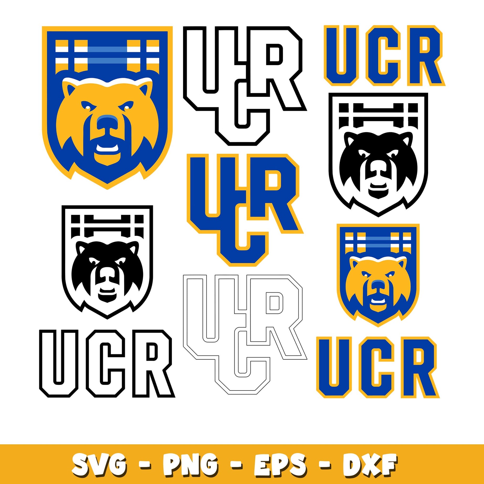 UC Riverside Highlanders Bundle svg, UC Riverside Highlanders logo svg, ncaa svg 