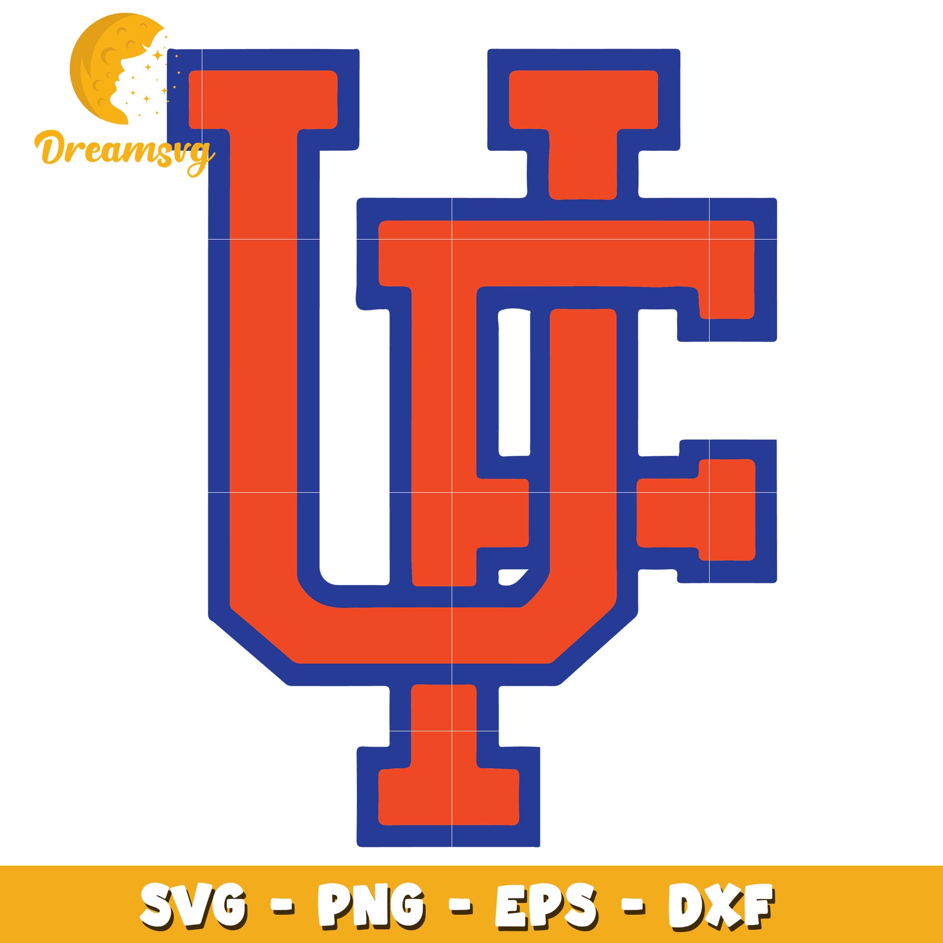 UF Letter SVG PNG EPS DXF Cut File