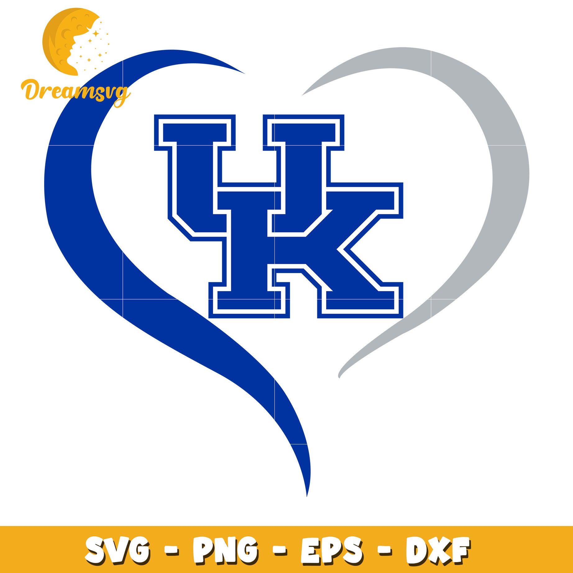 UK Heart SVG PNG EPS DXF Files