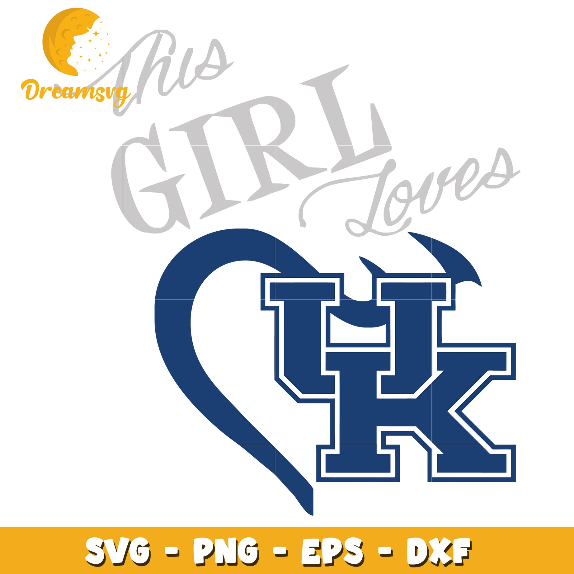 UK Wildcats Girl SVG PNG EPS DXF