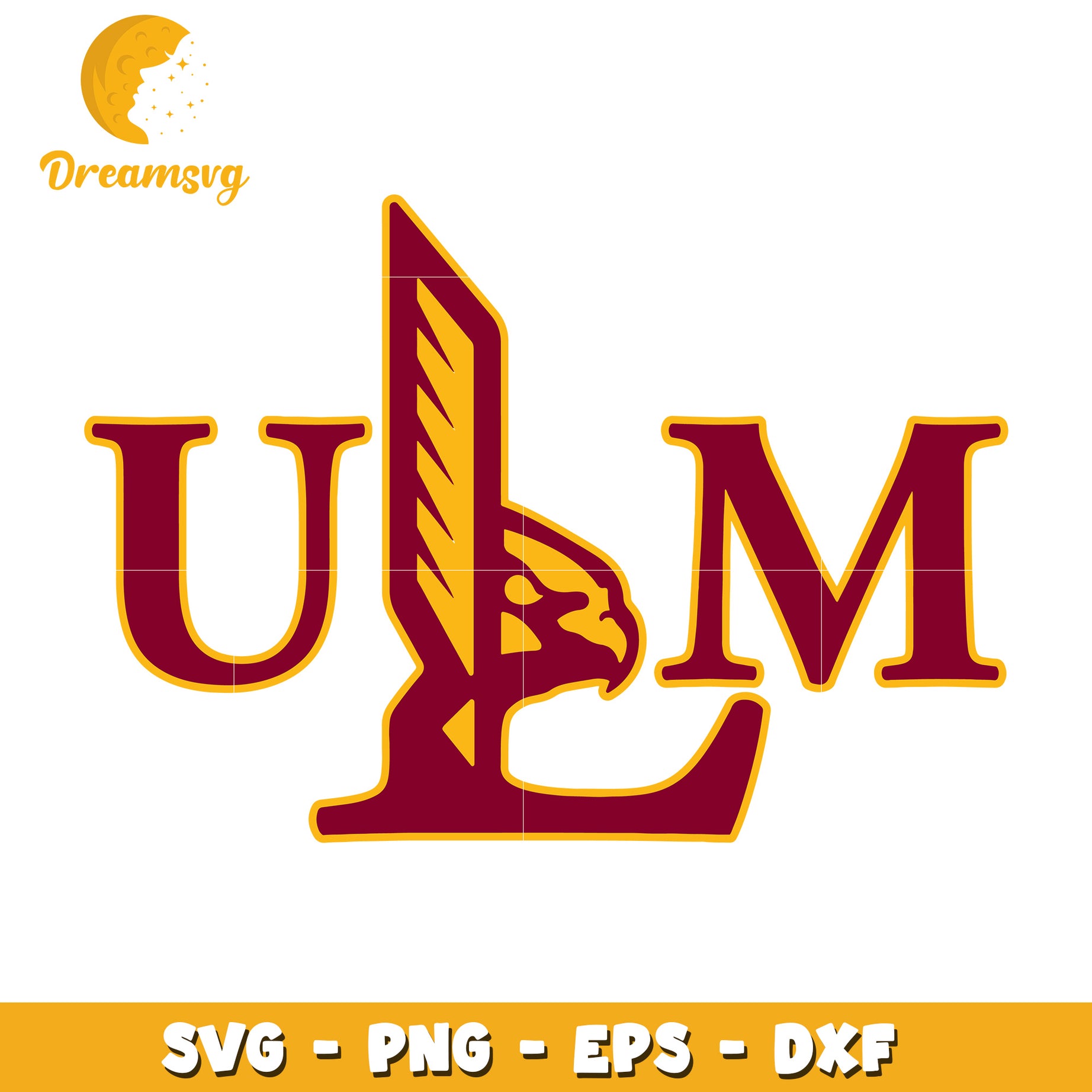 ULM Warhawks SVG Logo PNG EPS DXF