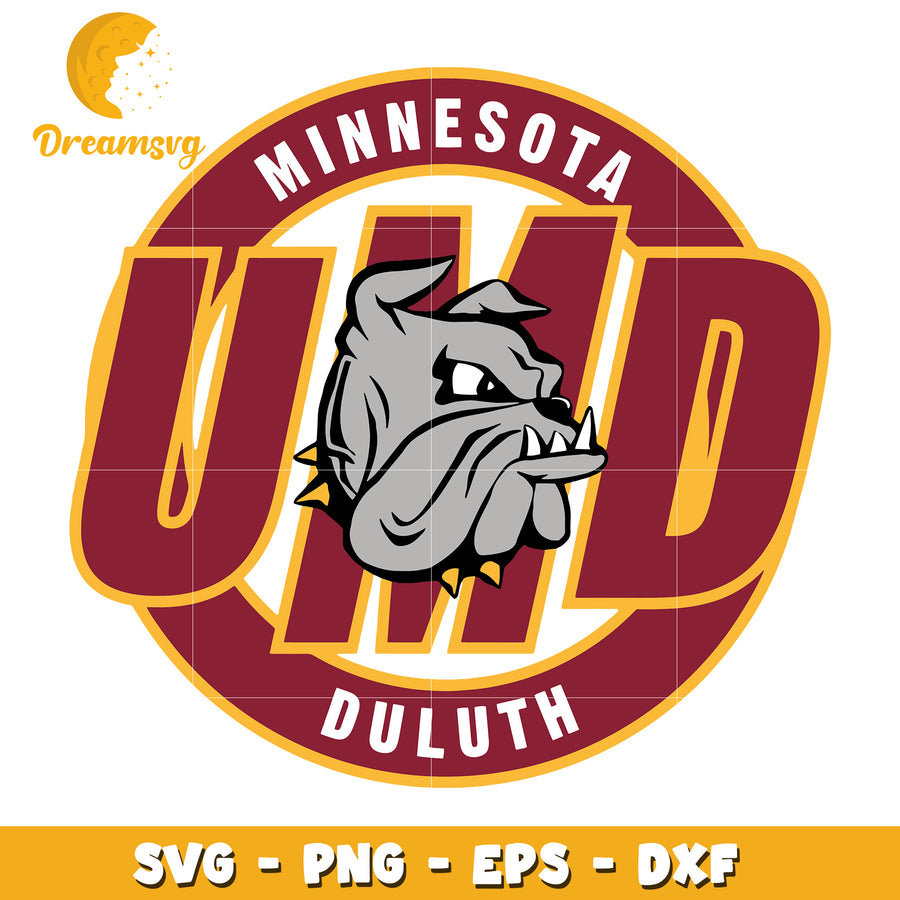 UMD Duluth Bulldog SVG PNG EPS DXF