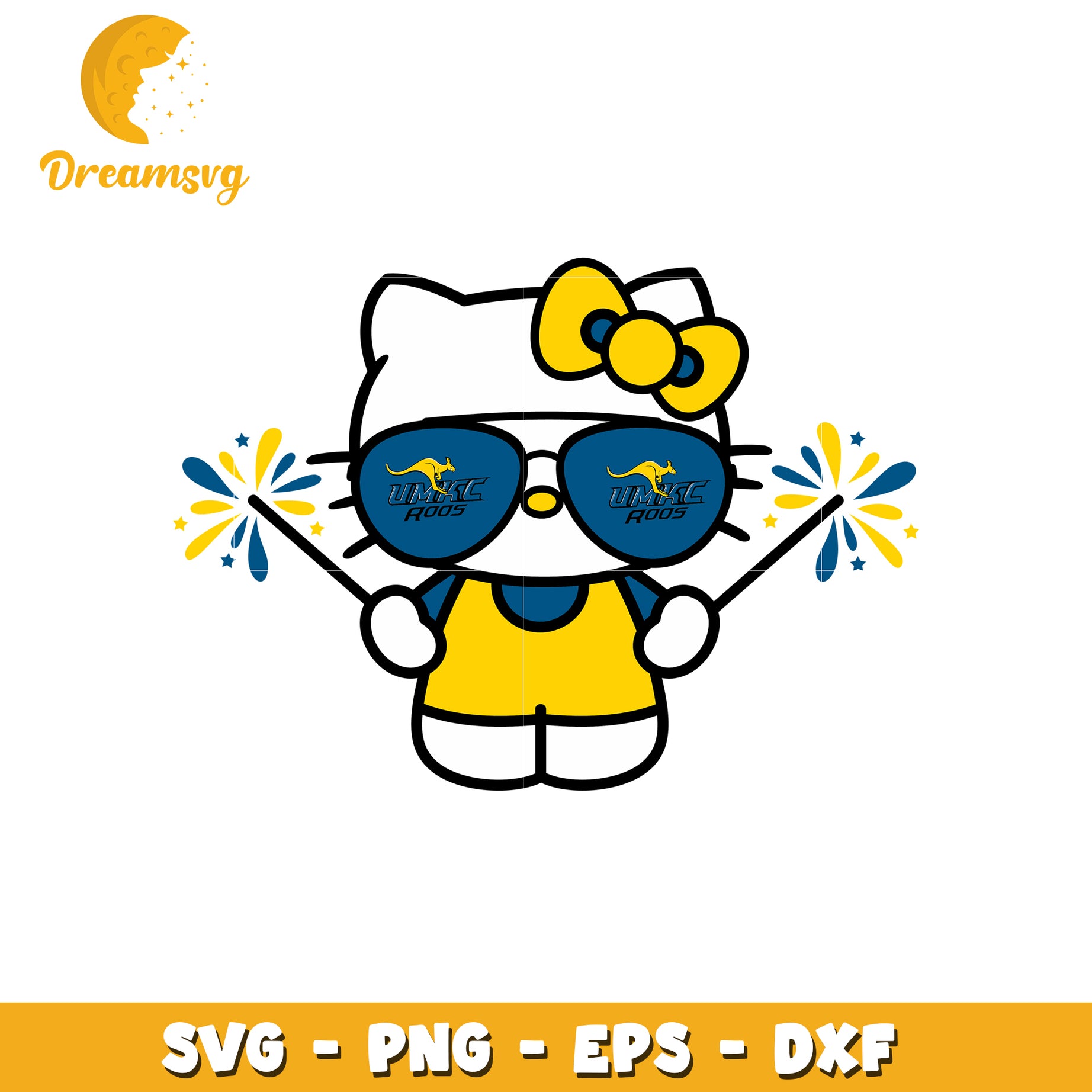 UMKC Roos Cute Mascot SVG Design for Fans