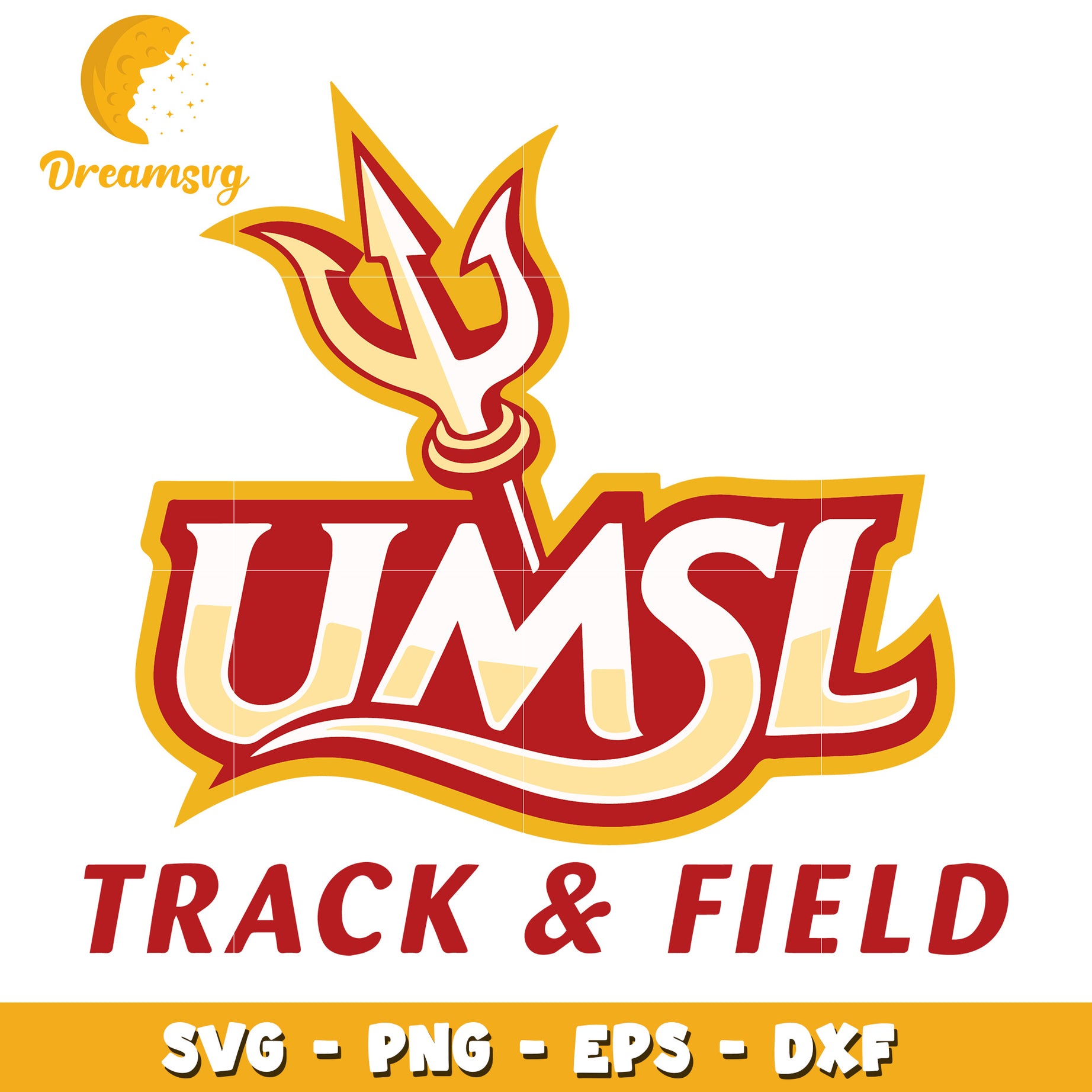 UMSL Track Field SVG PNG EPS DXF