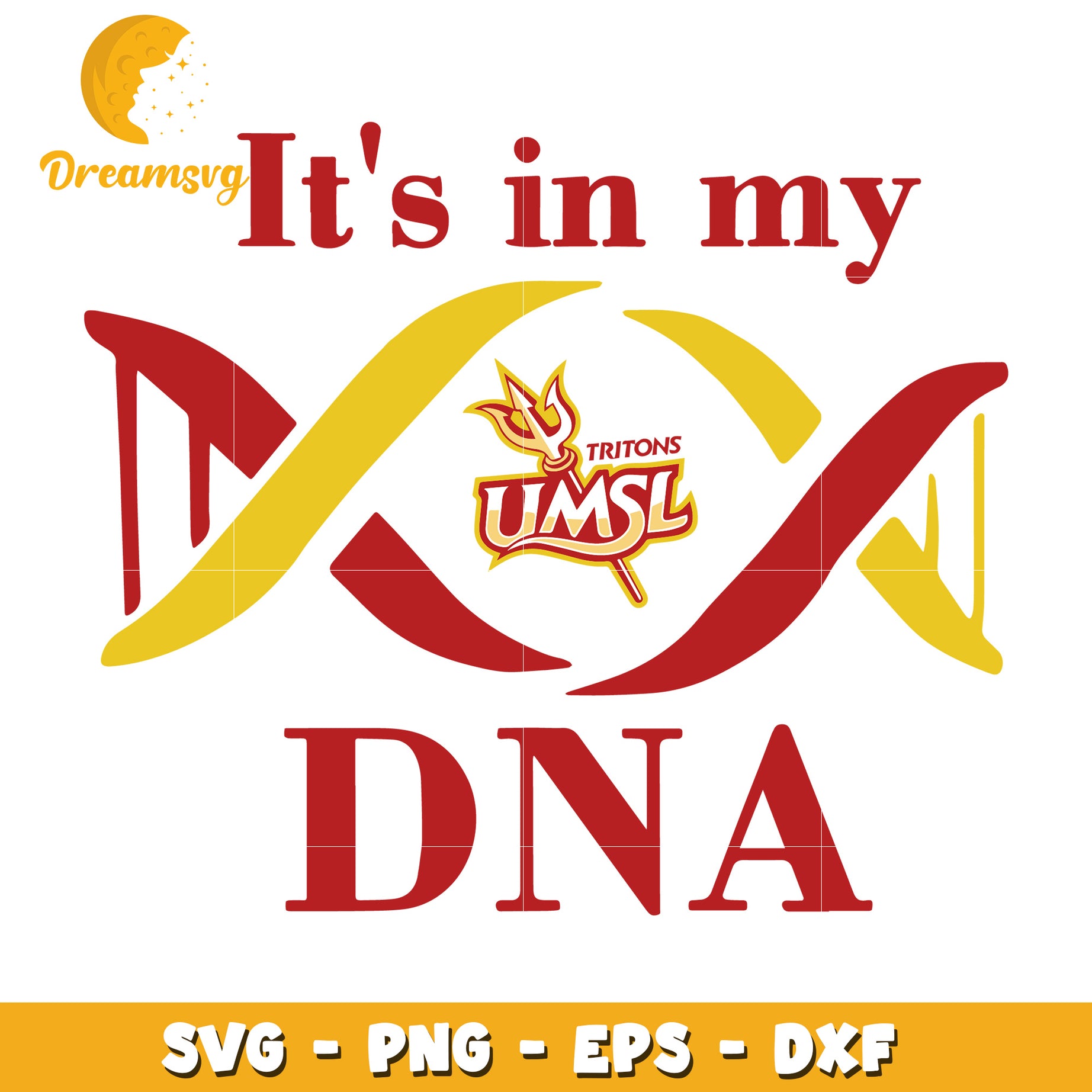 UMSL Tritons DNA SVG PNG EPS DXF