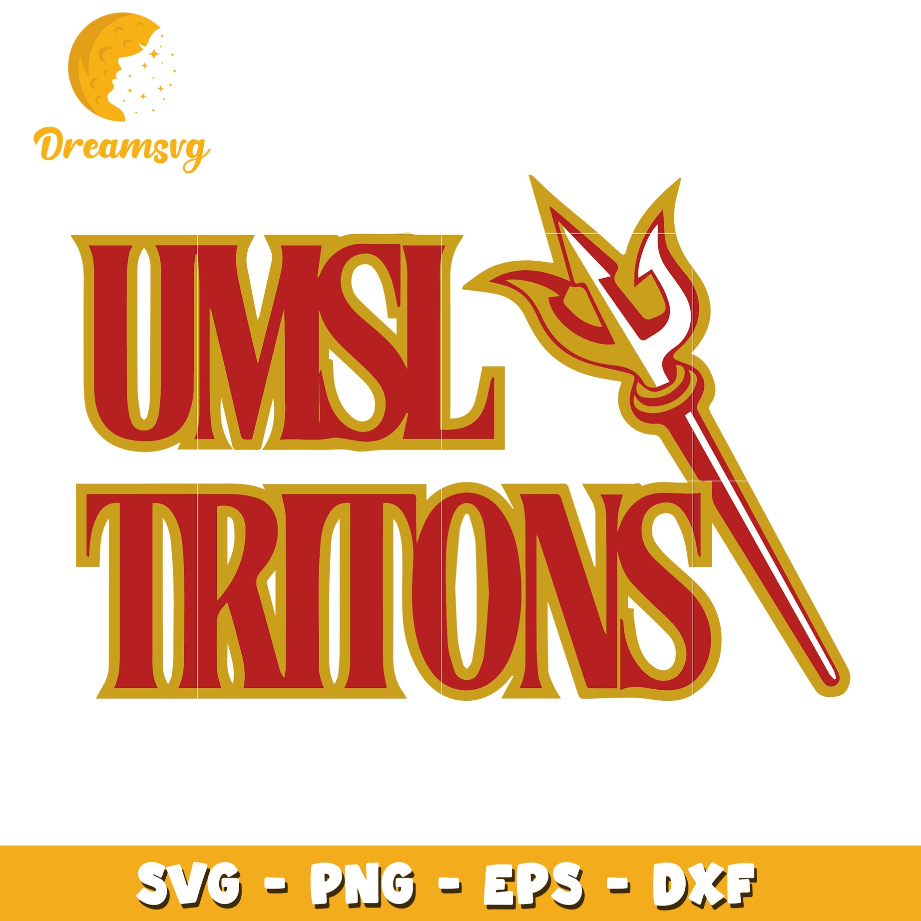 UMSL Tritons Logo SVG Design Perfect for Craft Projects