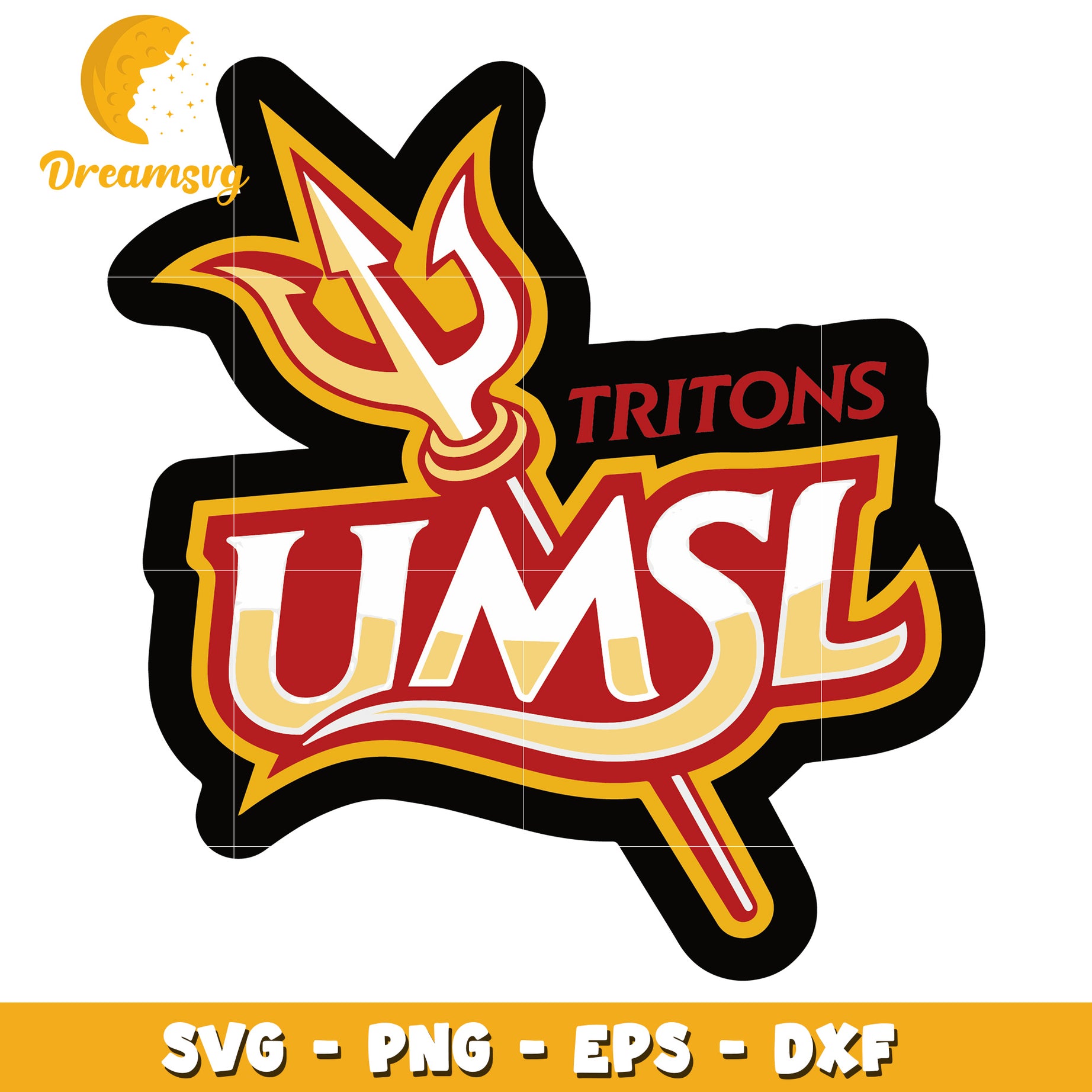 UMSL Tritons Logo SVG File for Creative Projects and Crafting