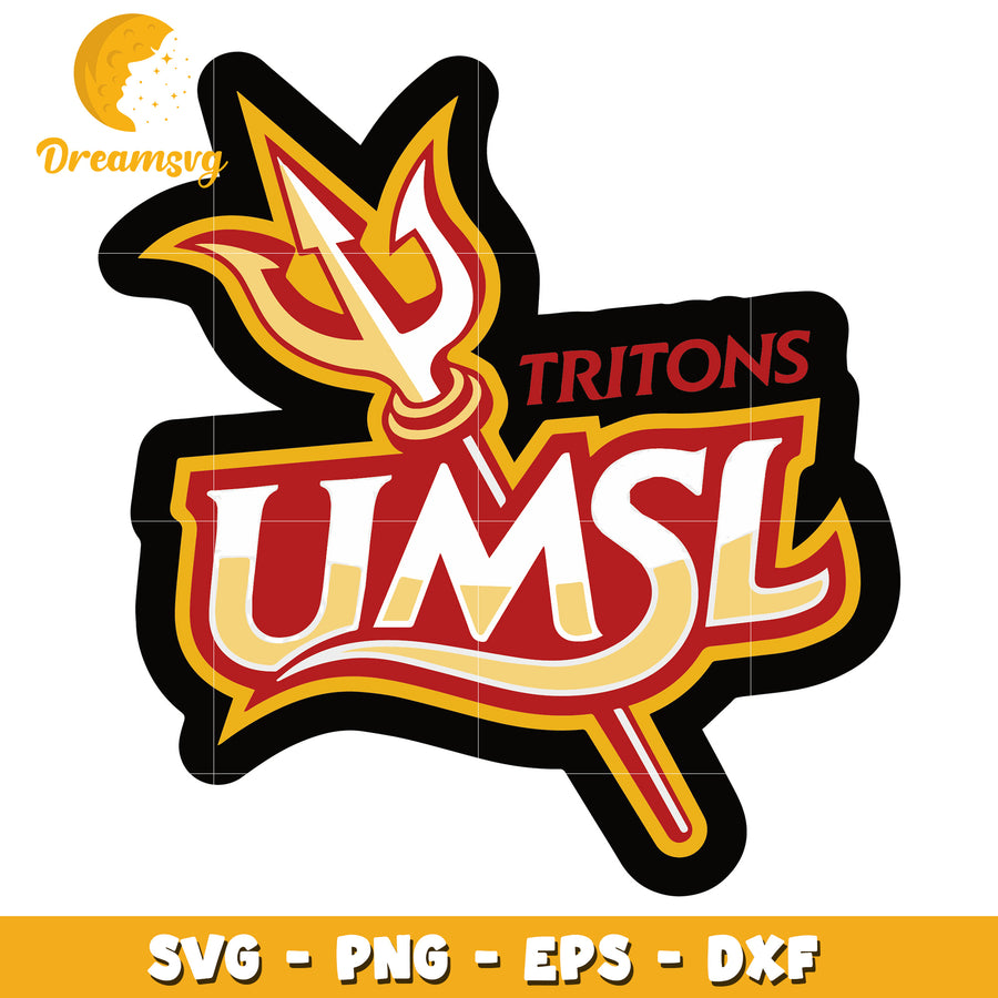 UMSL Tritons Logo SVG File for Creative Projects and Crafting