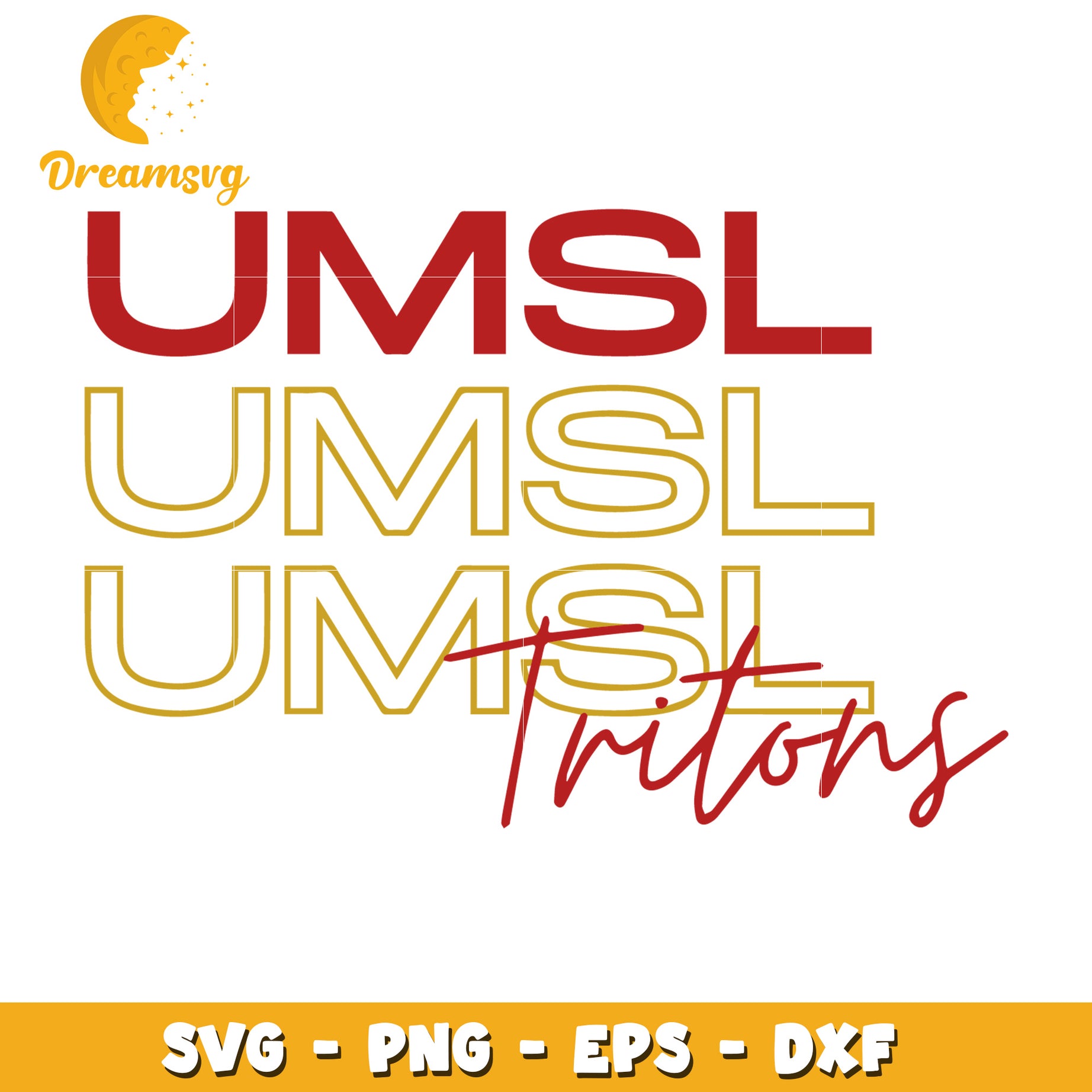 UMSL Tritons SVG PNG EPS DXF Cut File