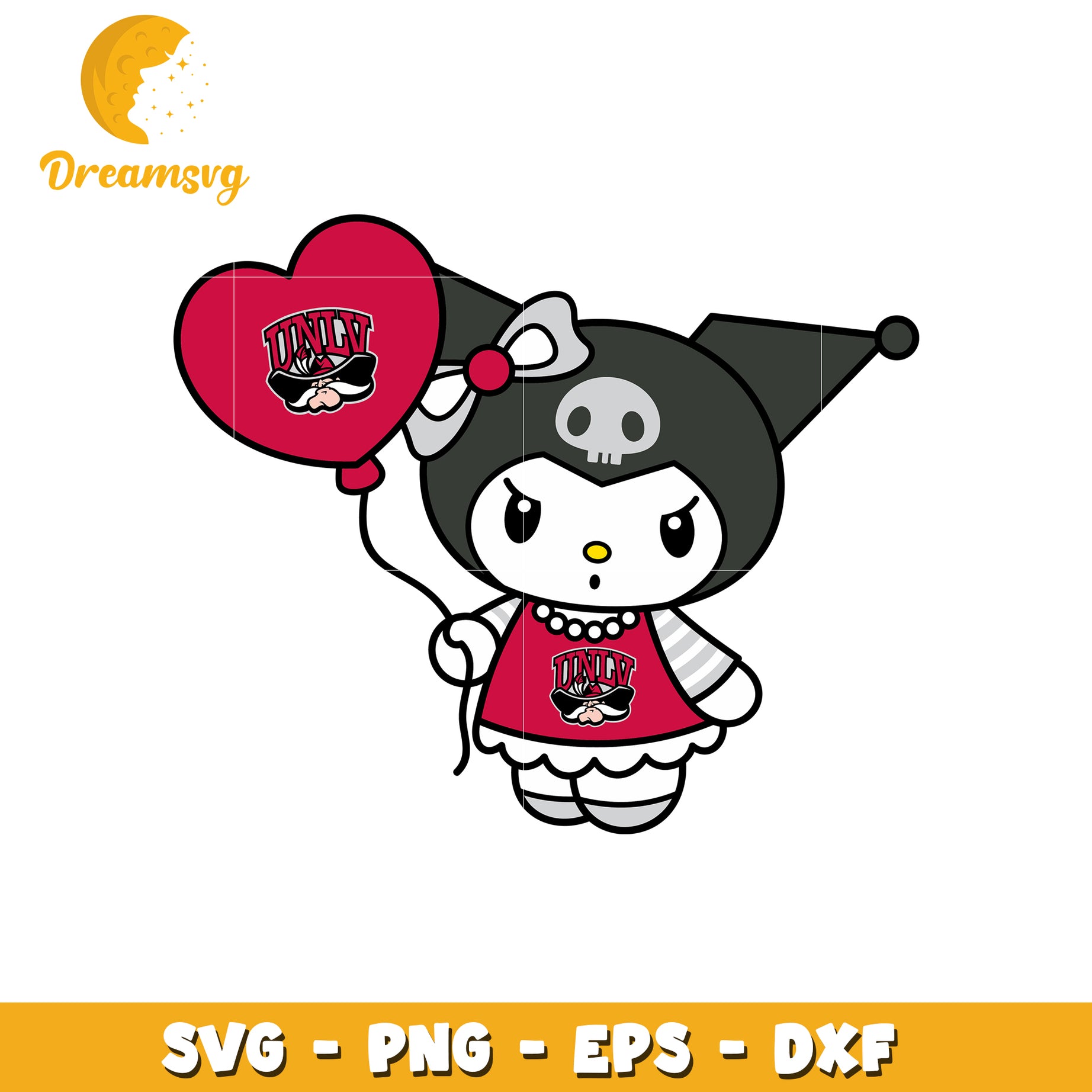 UNLV Kuromi SVG Design