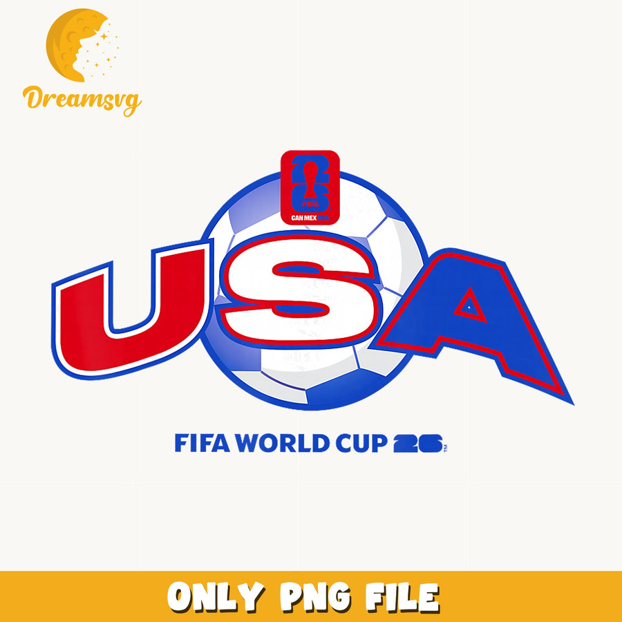 USA FIFA World Cup 2026 PNG, Soccer Ball Design, Football PNG