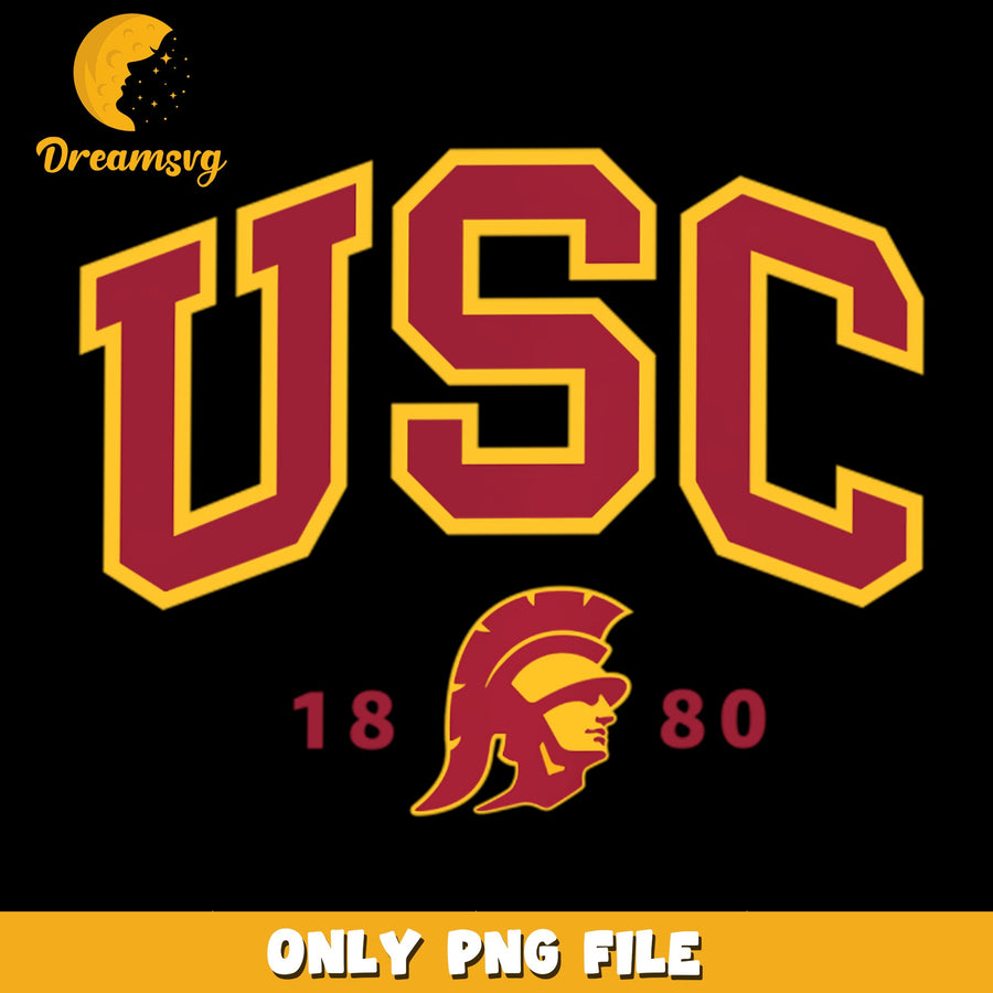 USC Trojans Football Logo 1880 Vintage PNG, College Team, Sports PNG