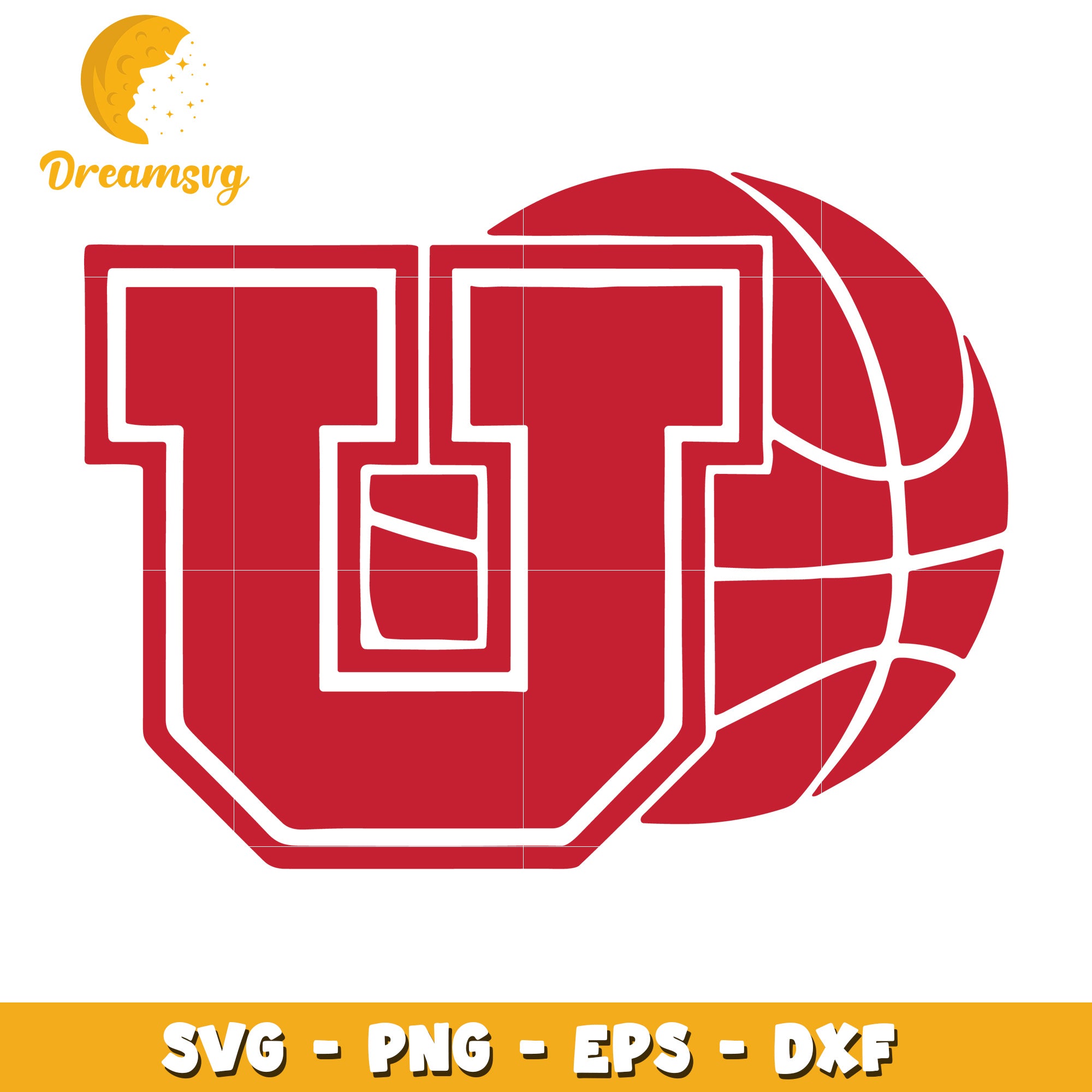 UT Basketball SVG PNG EPS DXF Cut File