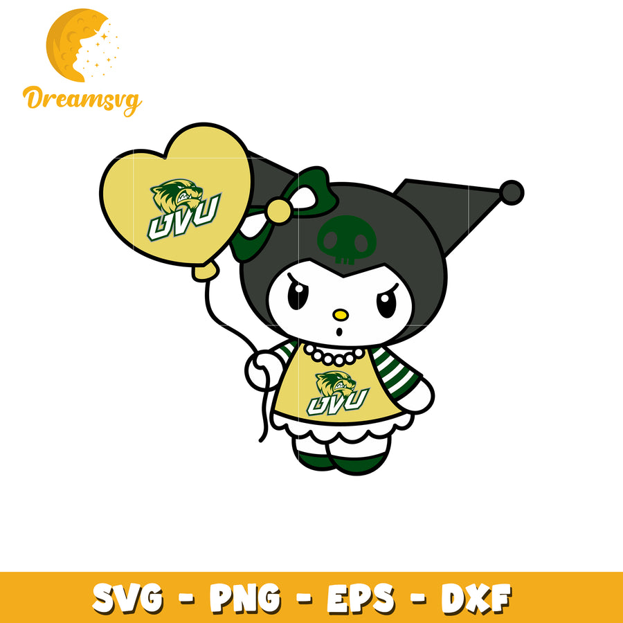 UVU Kuromi SVG Design