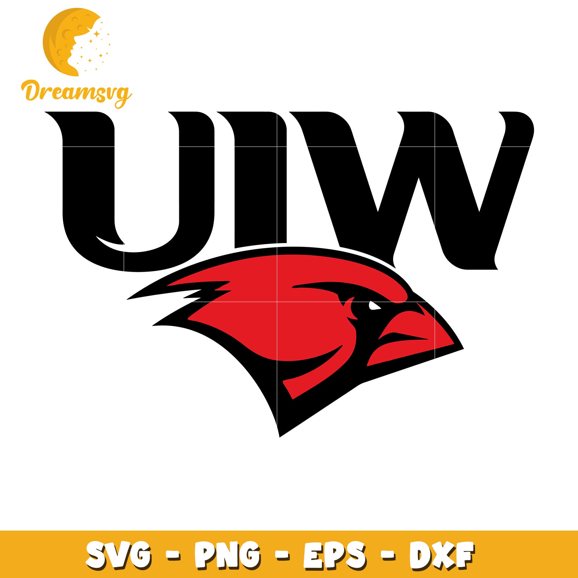 UW Cardinal SVG PNG EPS DXF Cut File