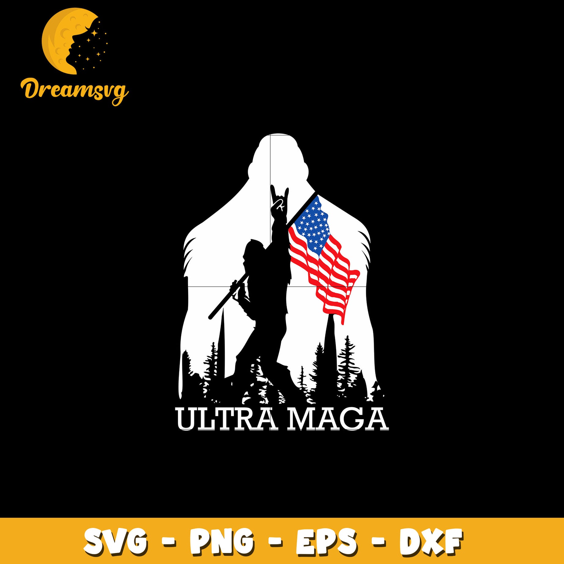 Ultra Maga Flag america svg, Digital download