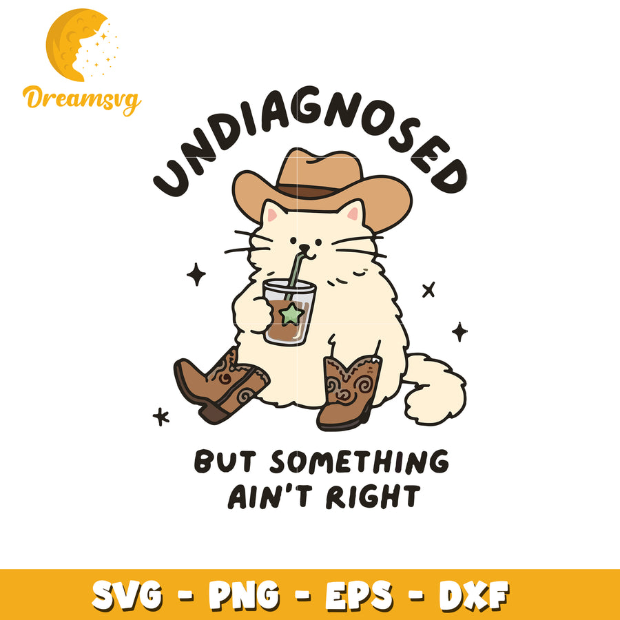 Undiagnosed but something anit right svg, funny quotes svg, cartoon characters svg